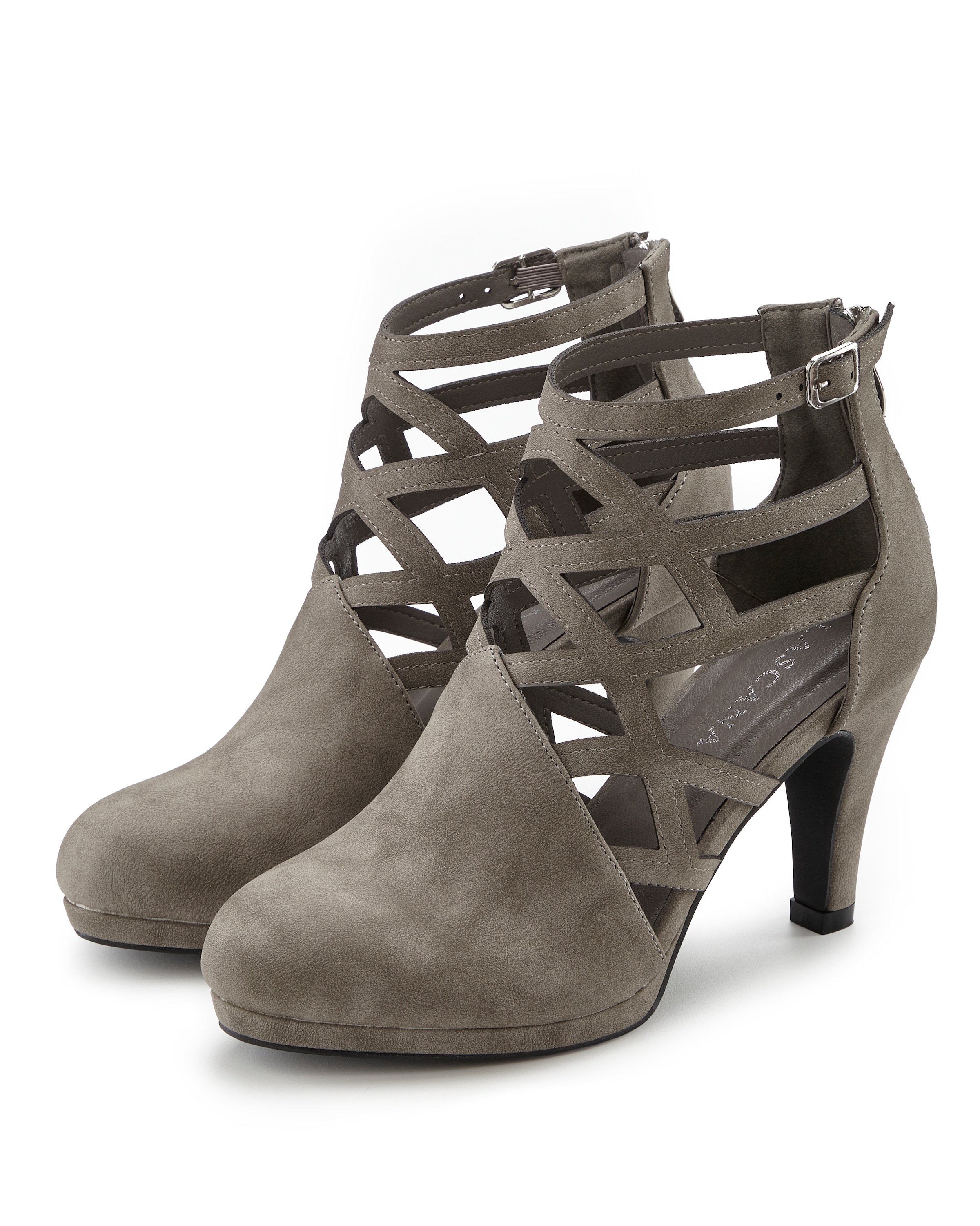 LASCANA Stiefelette, Stiefel, Boots mit Cut-Outs VEGAN günstig online kaufen