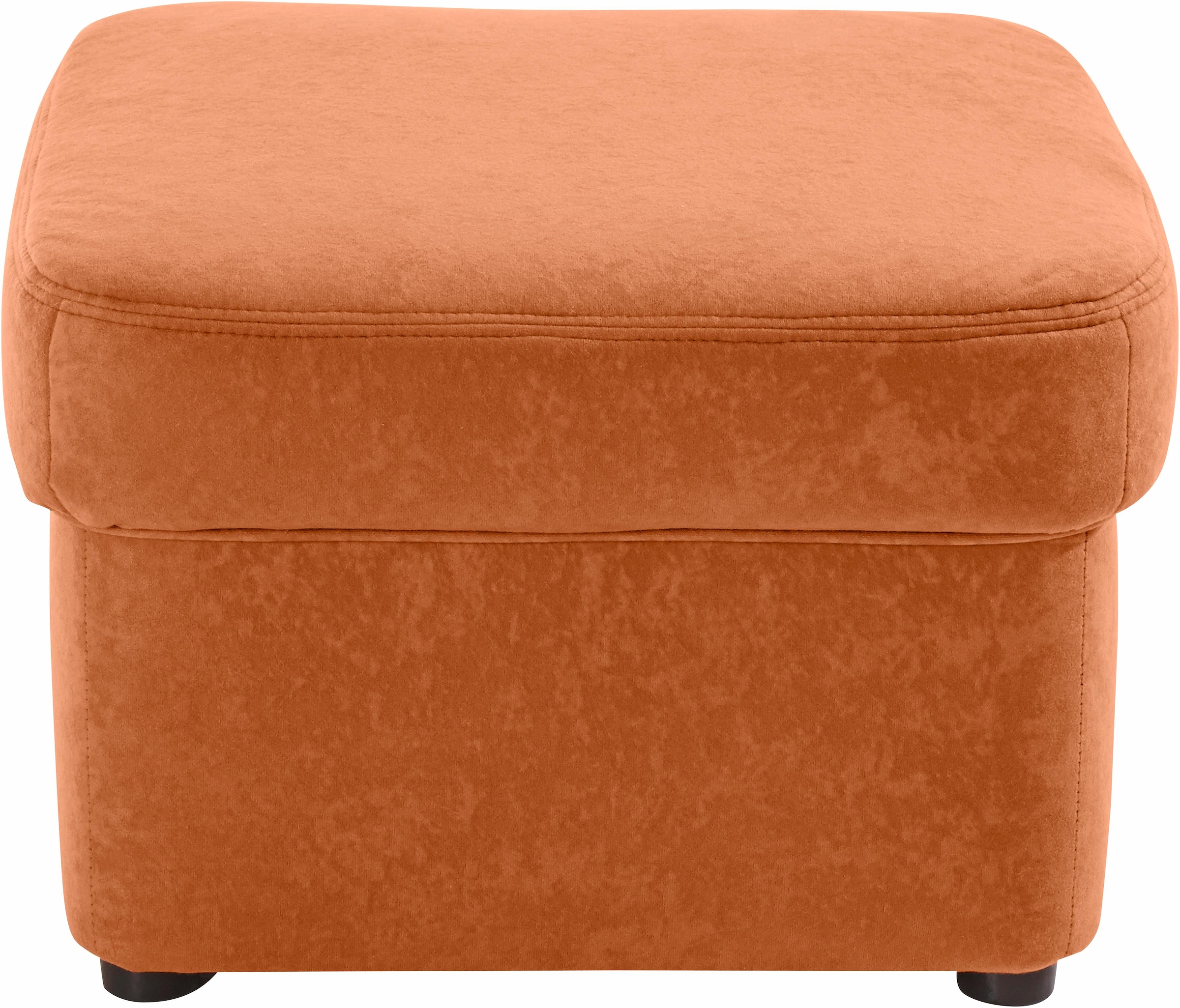 DOMO collection Polsterhocker "ELVA elegant, bequem und hochwertig" passend zu den Sitzmöbeln der Serie ELVA