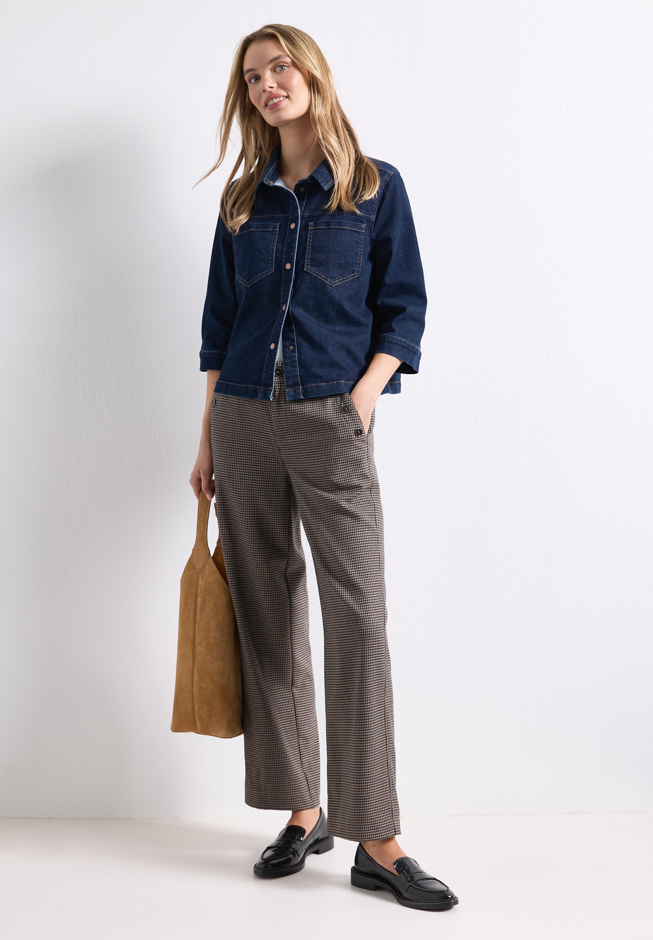 STREET ONE Stoffhose  High Waist