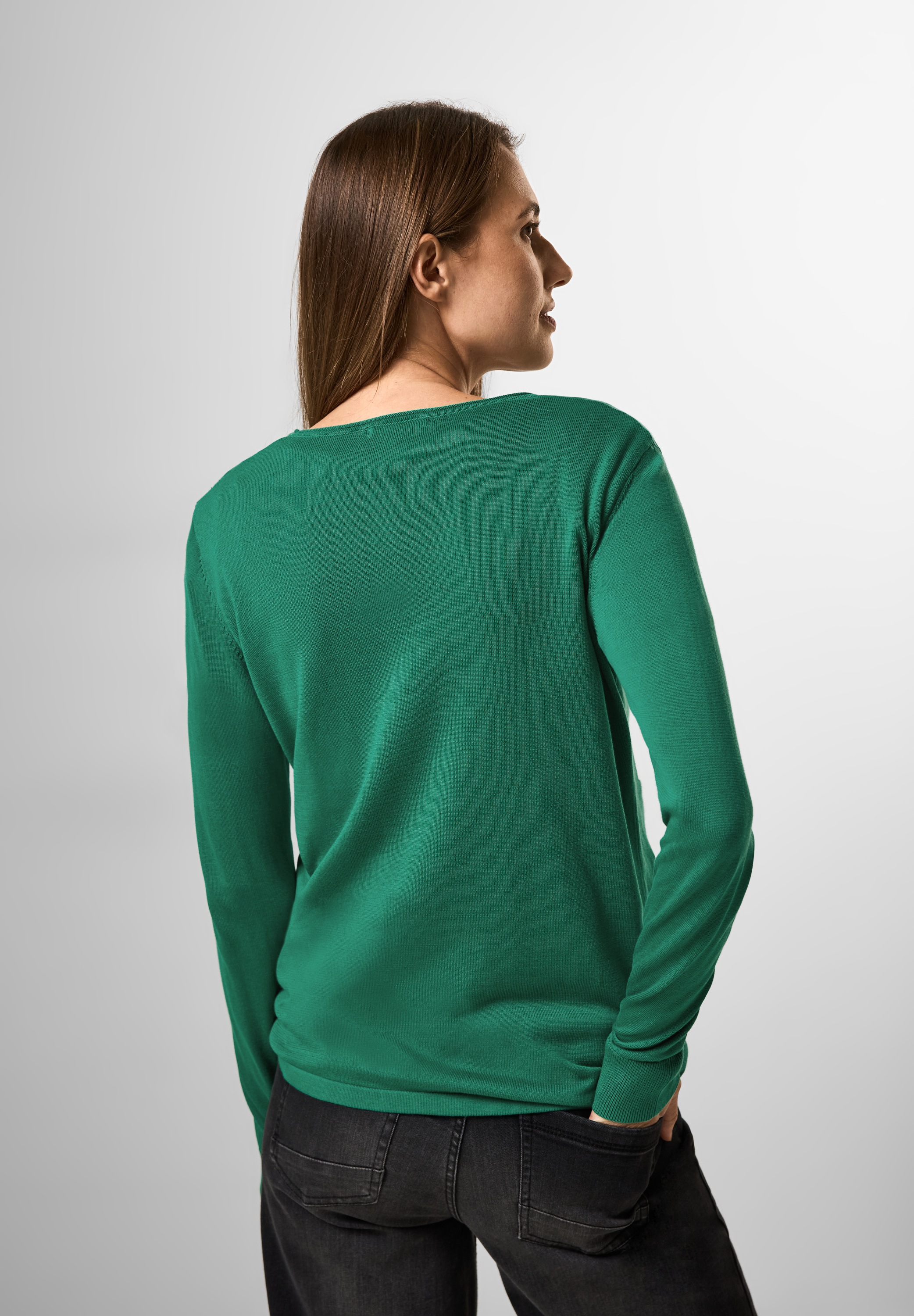 Cecil Strickpullover, mit Rundhalsausschnitt