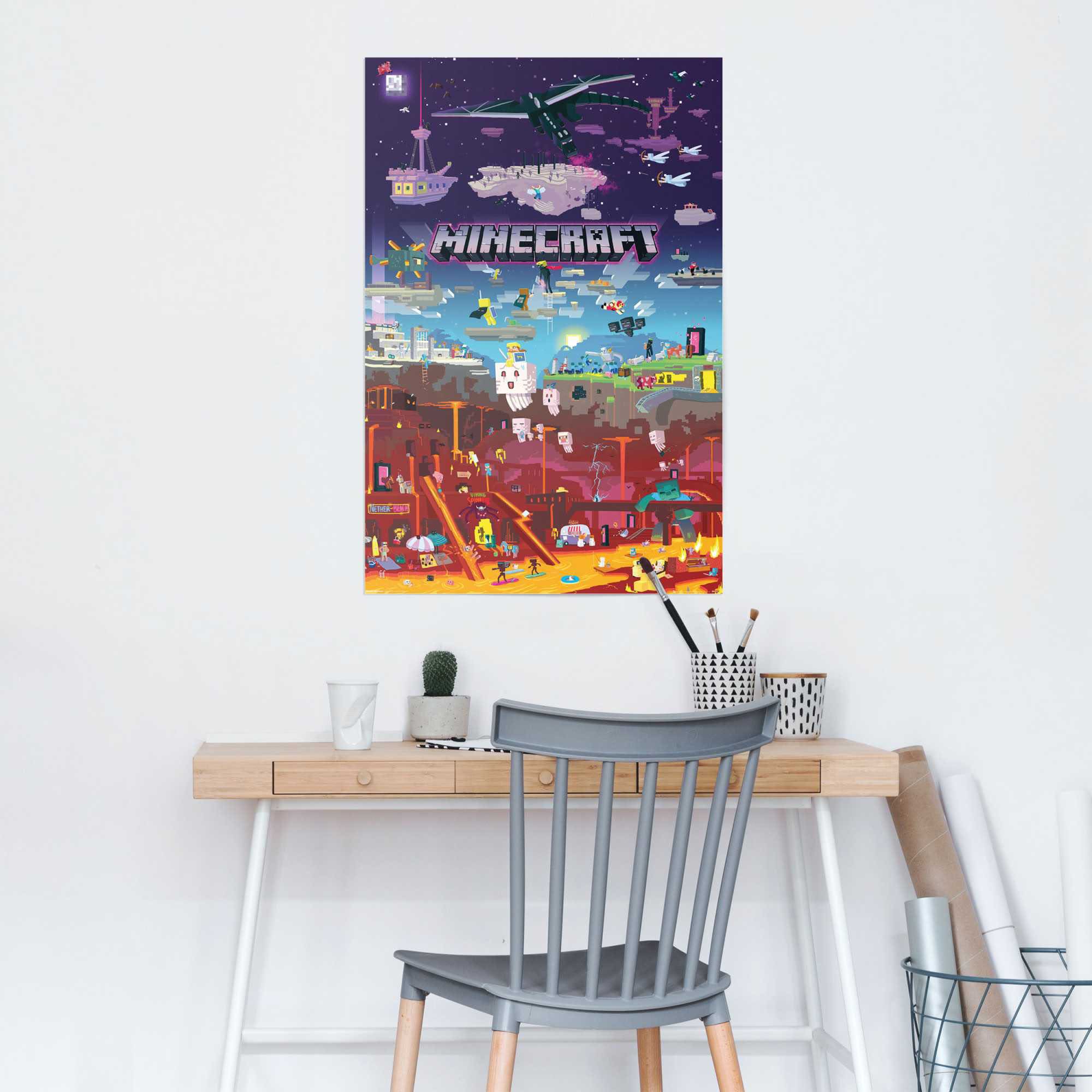 (1 Spiele, »Poster Reinders! Minecraft«, St.) | Poster BAUR bestellen