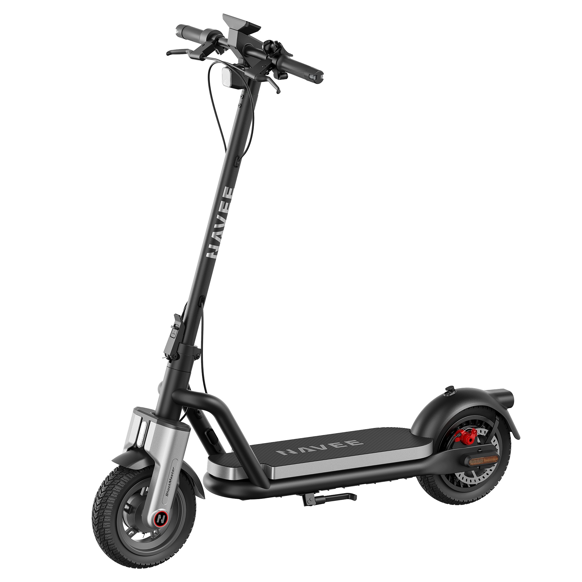 "E-Scooter NAVEE ""N65i II Electric Scooter"", grau, RollerB:60cm L:121cm, Frontlicht, Bremslicht, Blinker, Bluetooth, Find‐My, B:60cm L:121cm