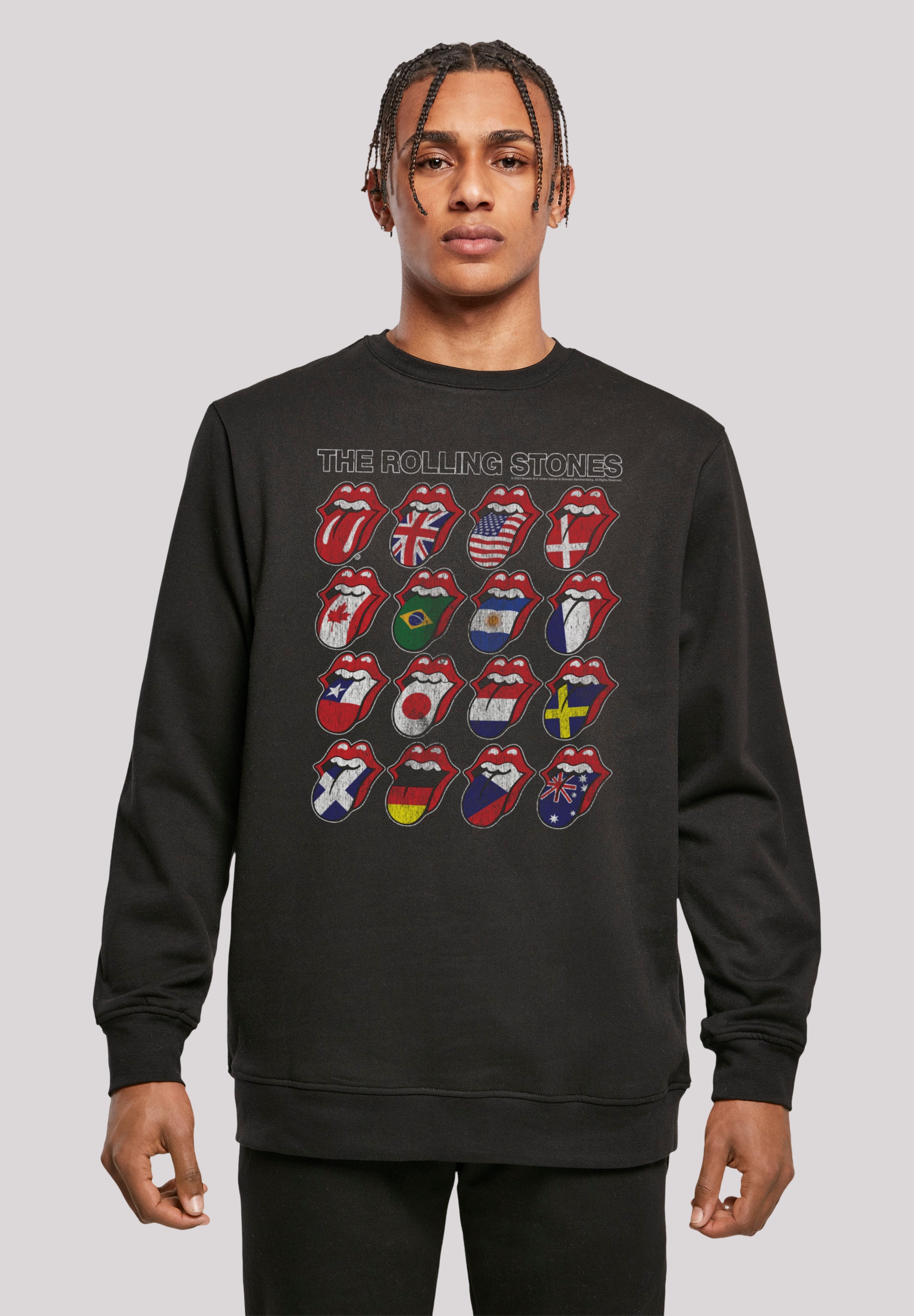 F4NT4STIC Sweatshirt "The Rolling Stones Voodoo Lounge Tongues", Musik, Ban günstig online kaufen