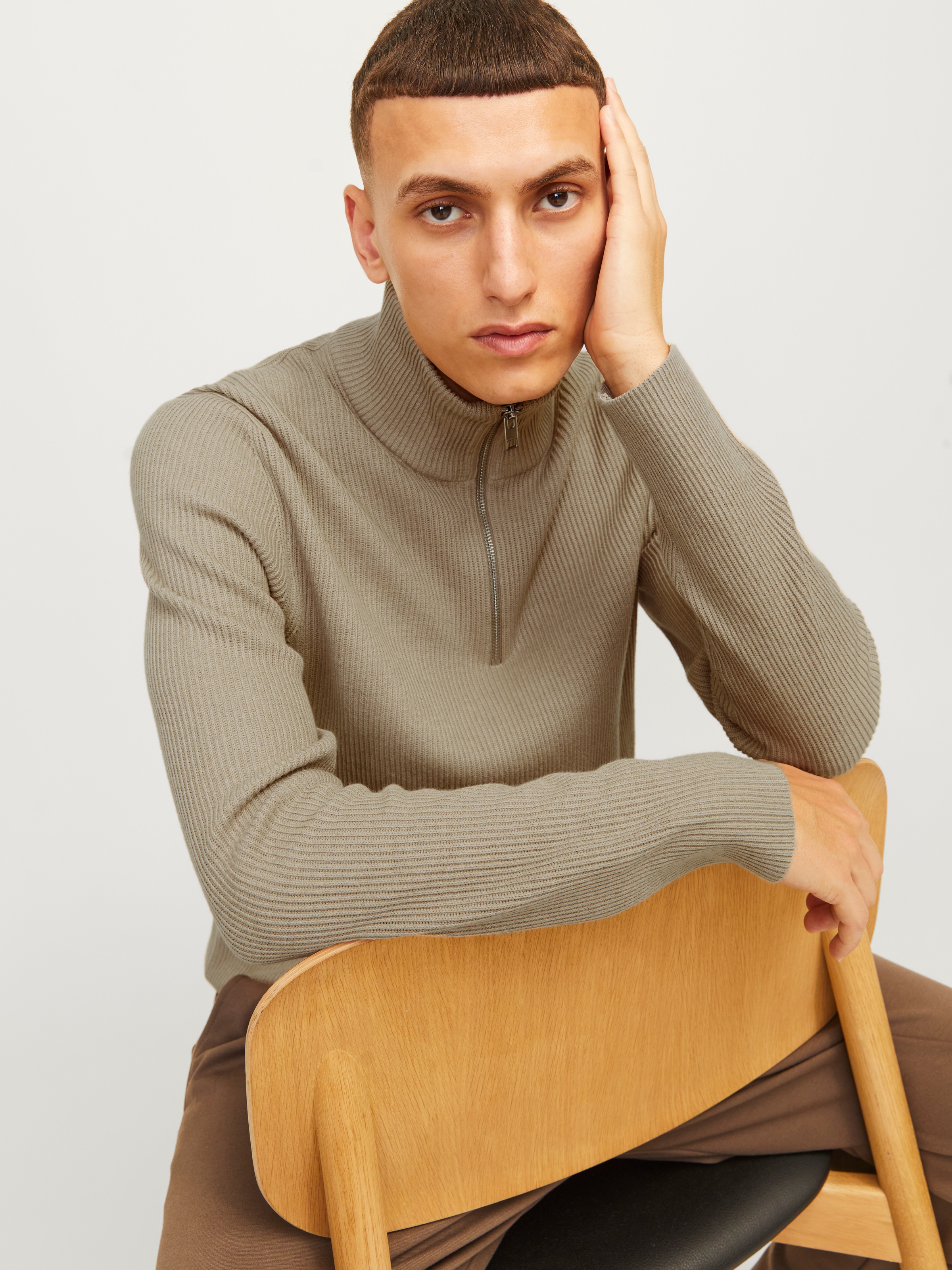 Jack & Jones Troyer »JJEPERFECT KNIT HALF ZIP SN«