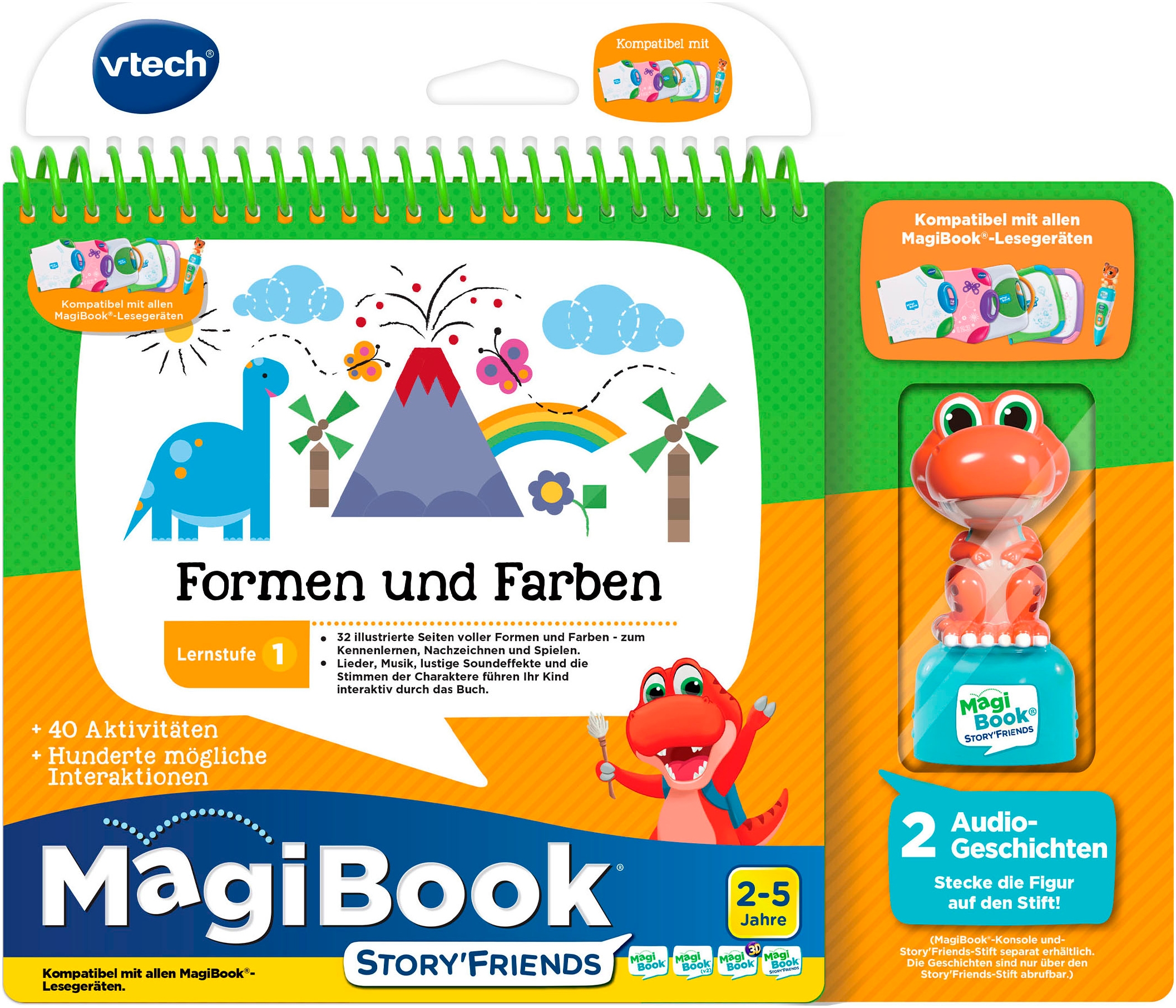 Vtech® »MagiBook Lernstufe 1 - Formen und Farben« inkl. Story'Friend Lernfigur
