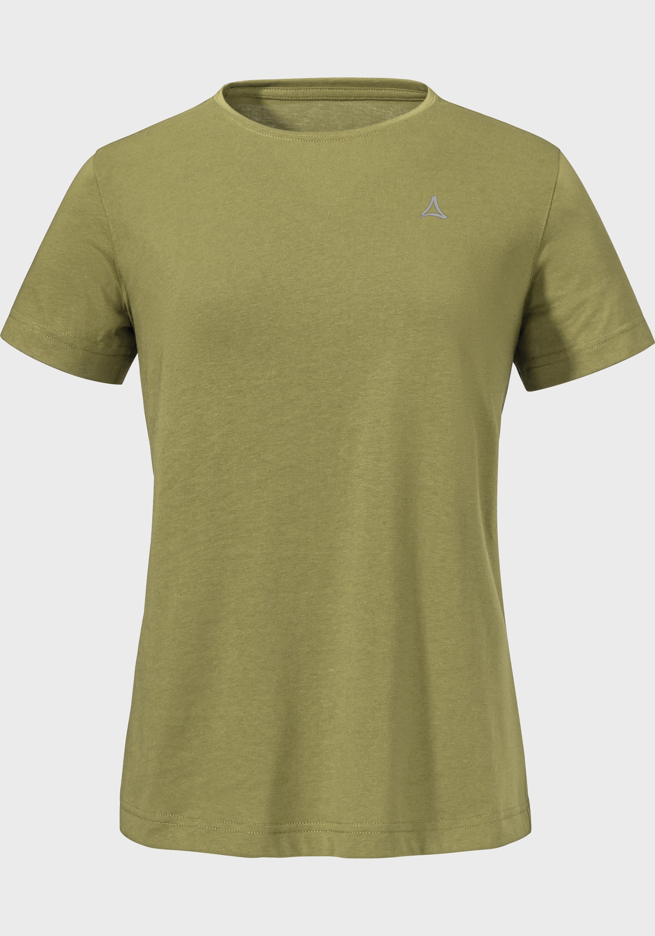 SCHÖFFEL Damen Funktionsshirt "T Shirt Hohberg L"4605, grün, Gr. 38, Oberstoff: 60% Baumwolle 40% Polyester, Shirts