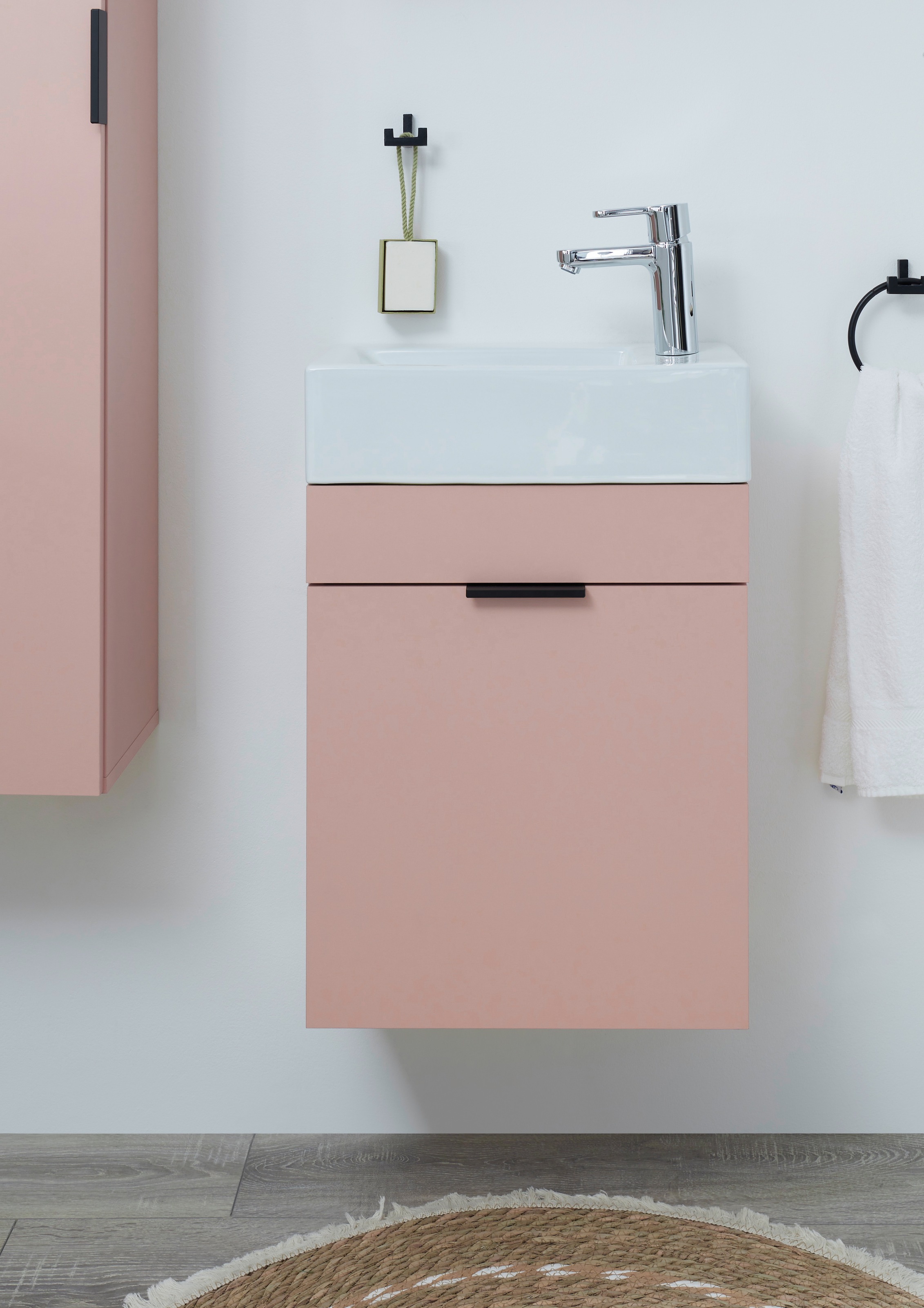 BASIC by Balculina Waschbeckenunterschrank "Nancy BxHxT 45x55x25 cm" 2 Stk. günstig online kaufen