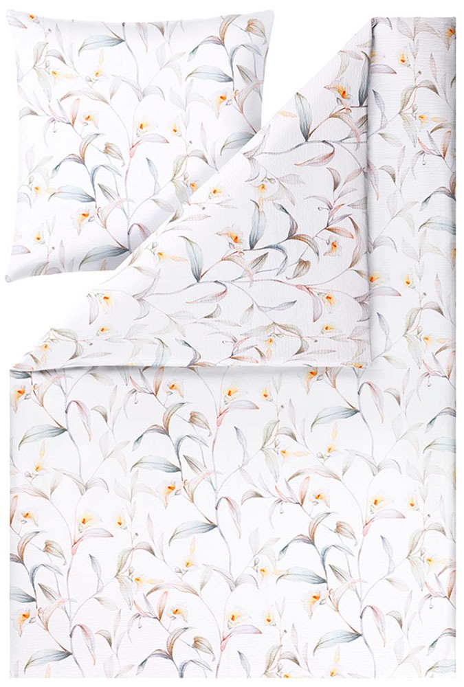 Estella Bettwäsche "Sophie" 2 tlg. Feiner Seersucker aus 100% Baumwolle günstig online kaufen