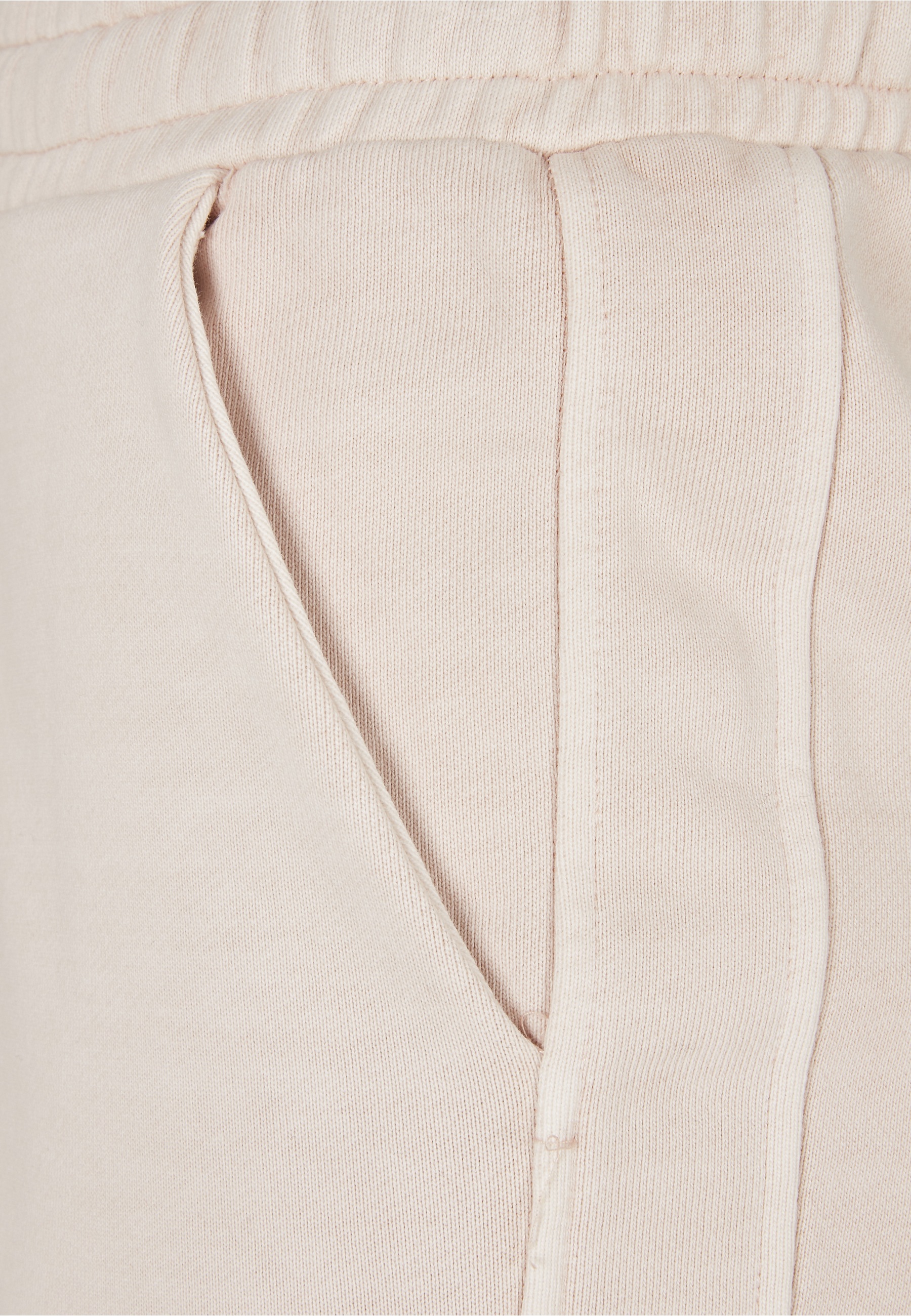 URBAN CLASSICS Jogginghose »Urban Classics Damen Ladies Heavy Terry Garment Dye Slit Pants«