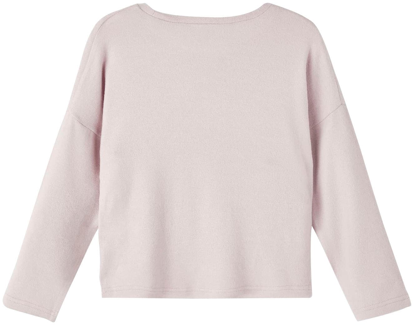 It LS KNIT« online BAUR Strickpullover Name »NKFVICTI | bestellen