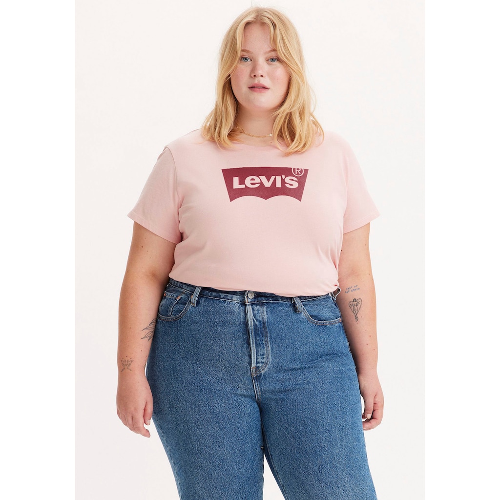 Levi's® Plus T-Shirt »Perfect Tee«, mit Batwing-Logo