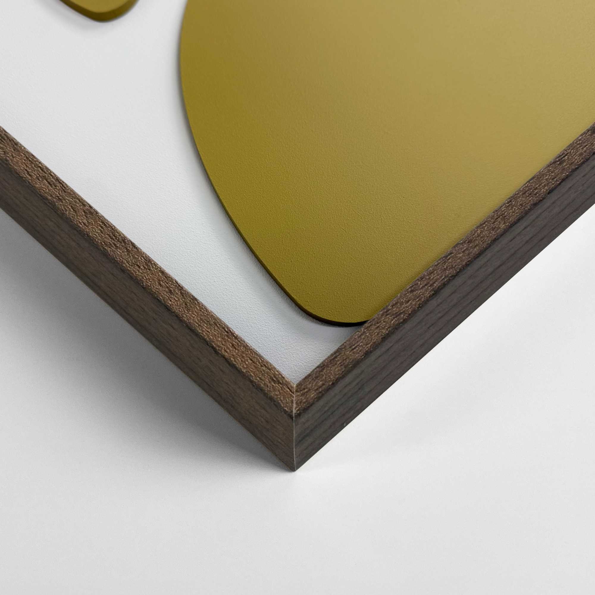 Reinders! Wandbild »Organic Pebbles green«, Wohnzimmer - Grün - MDF - Abstrakt - 50x70 cm