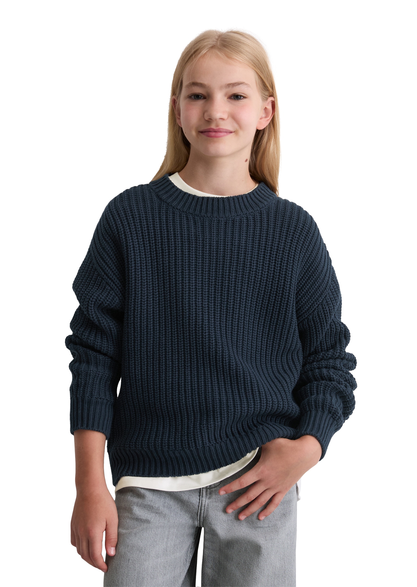 Marc O'Polo Strickpullover »aus reinem Organic Cotton«
