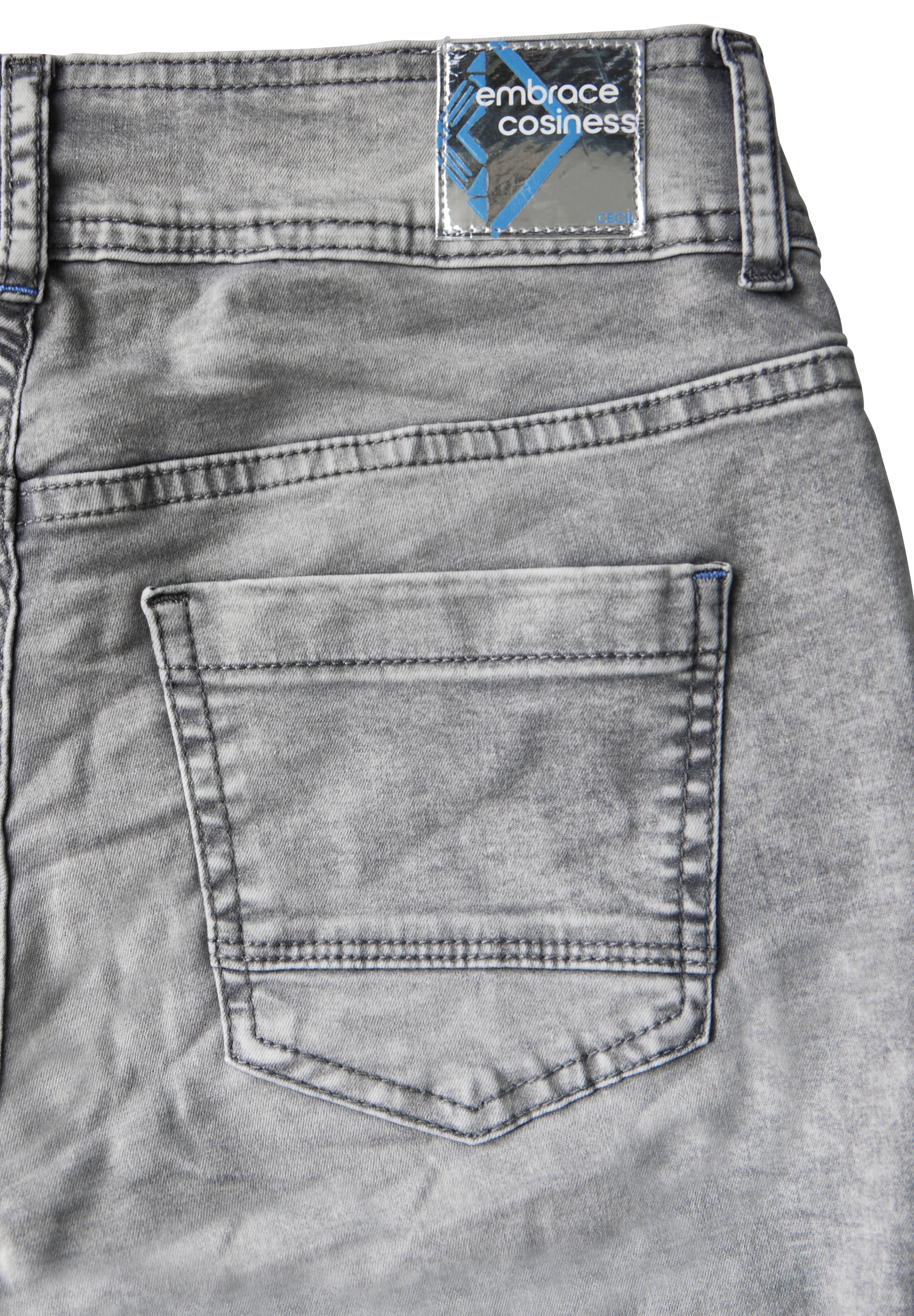 Cecil Straight-Jeans, Middle Waist