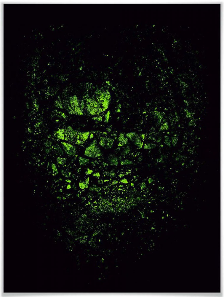 BAUR Wall-Art Wandposter Comic, | Hulk Poster, Black »Nicebleed Wandbild, Poster Friday Marvel Bild, Kunstdruck«, (1 St.),