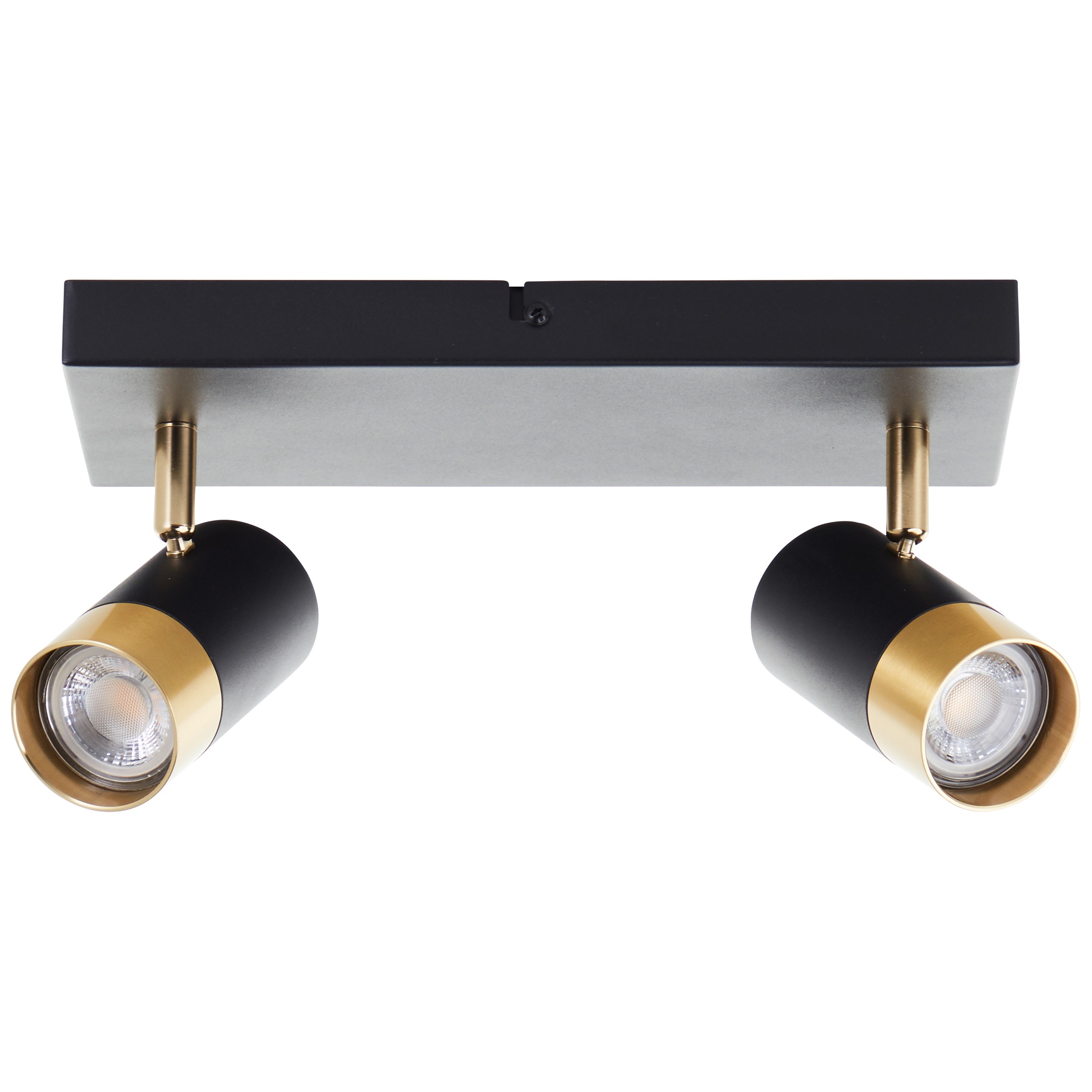 Brilliant Deckenstrahler »Vigolo« GU10 1 Stk. Warmweiß GU10, 350lm, 3000K, dimmbar, schwarz gold