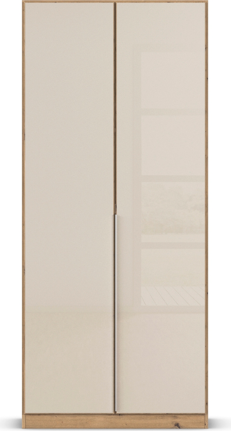 OTTO home Drehtürenschrank »Kleiderschrank Kleiderschränke Schrank Garderobe AGORDO mit Glasfront« in zwei Griff-Farben, Breiten 91-405 cm,  durchdachte Innenausstattung, in 8 Breiten und 2 Höhen MADE IN GERMANY