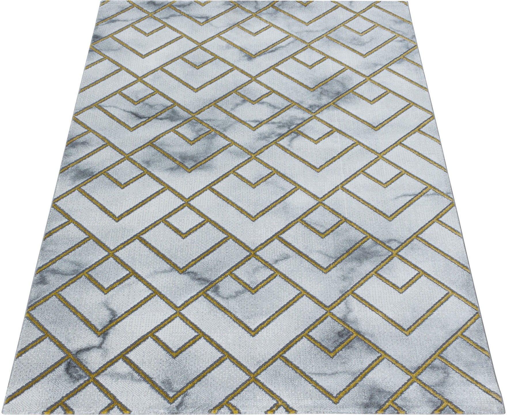 Ayyildiz Teppiche Teppich »NAXOS 3813«, rechteckig, 12 mm Höhe, Läufer, Wohnzimmer
