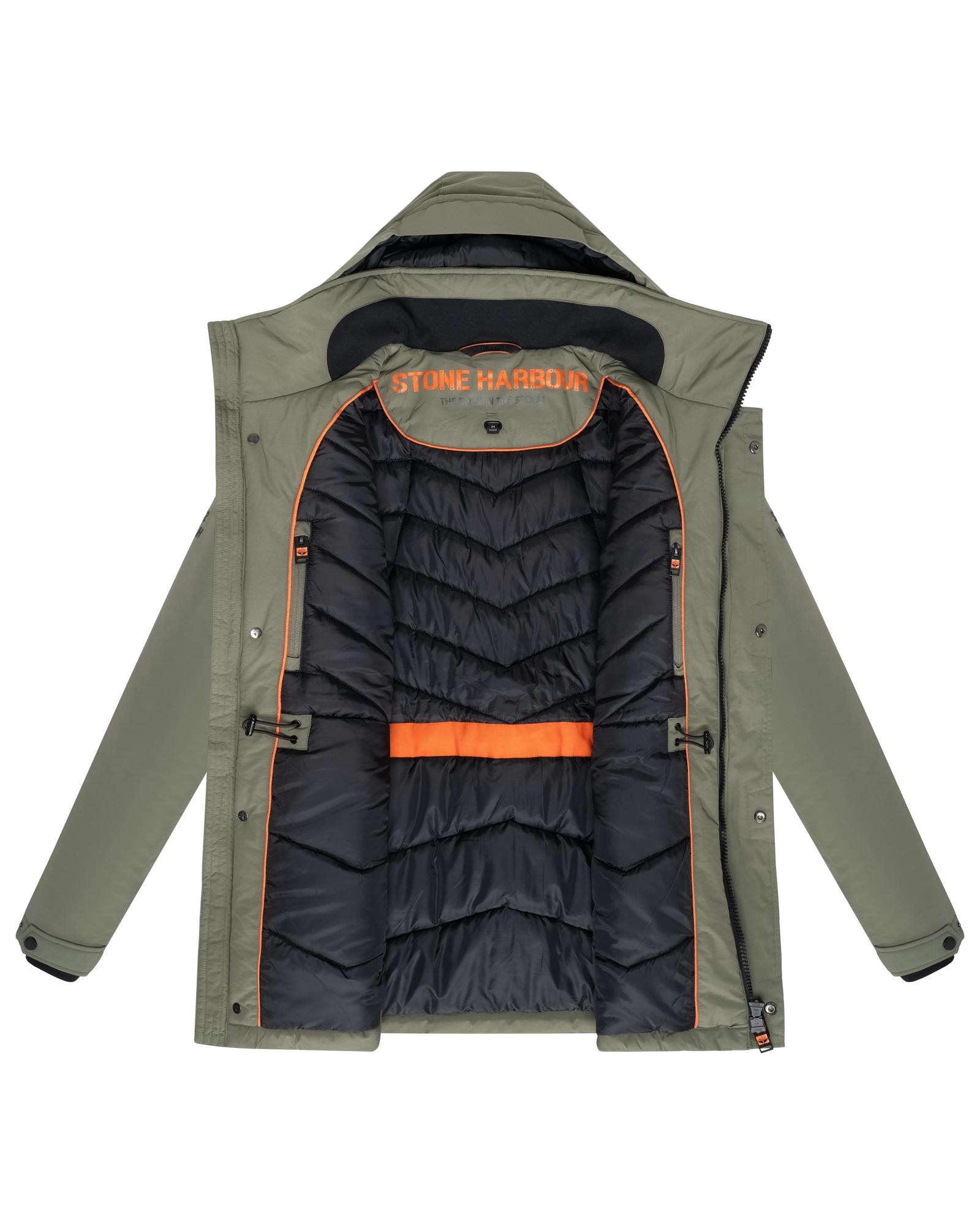 Stone Harbour Winterjacke »Wadiim XX«, mit Kapuze, Warm gefütterte Outdoorjacke mit Kapuze