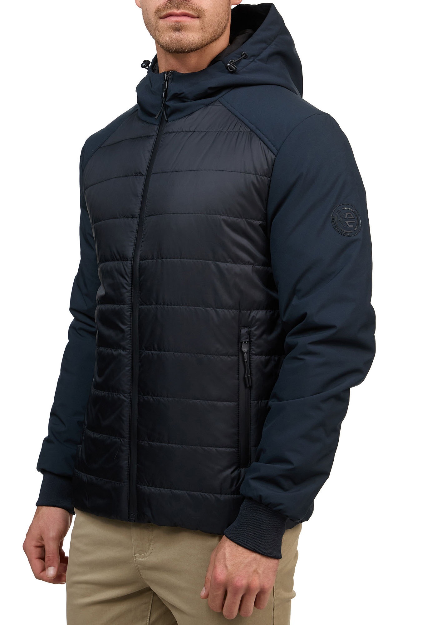 Indicode Steppjacke »INNoqual«, mit Kapuze
