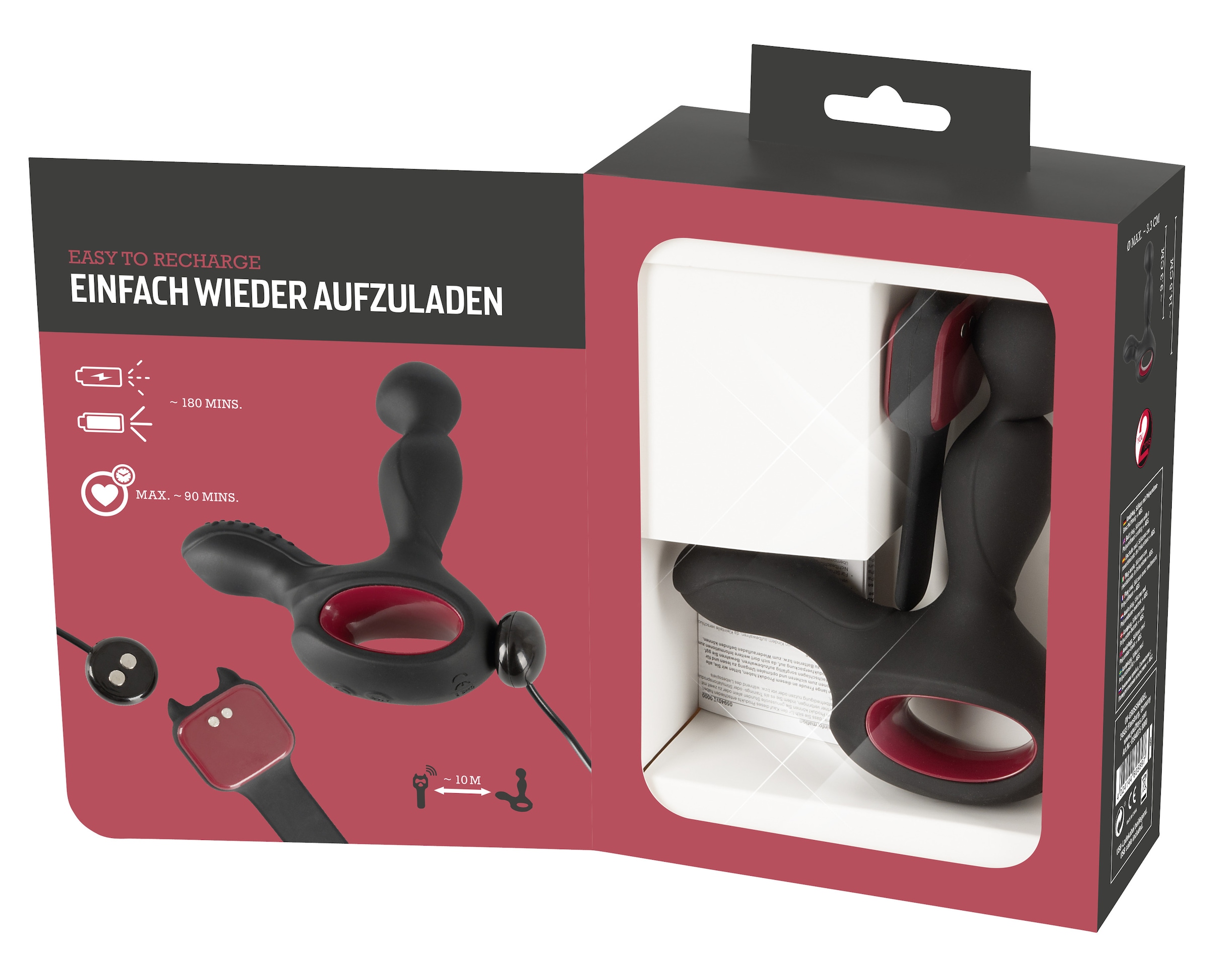 You2Toys Anal-Stimulator »Prostata-Vibrator Silicone Prostate Plug« ()