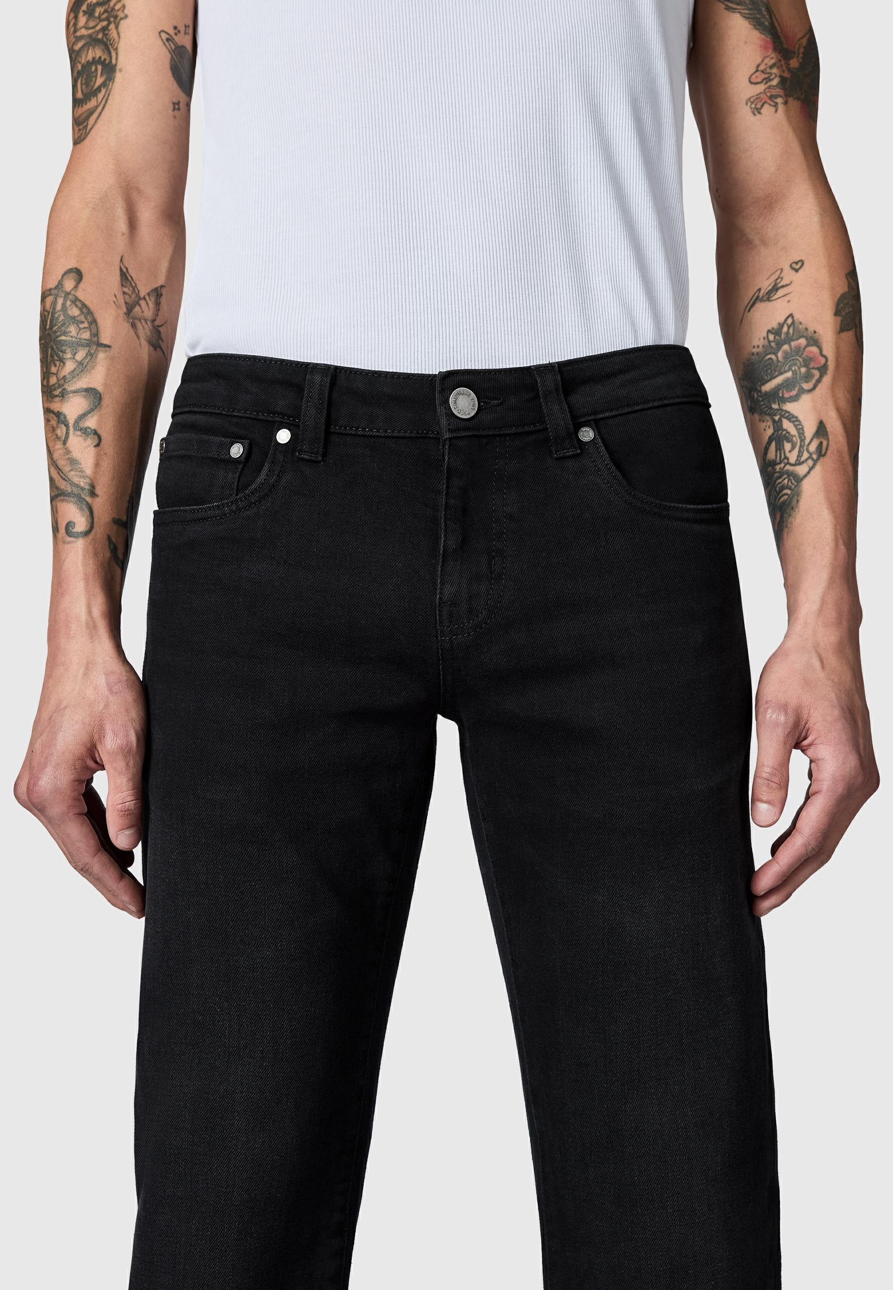 PEAK TIME Straight-Jeans »Orbis« Herren Jeans mit Logoprägung