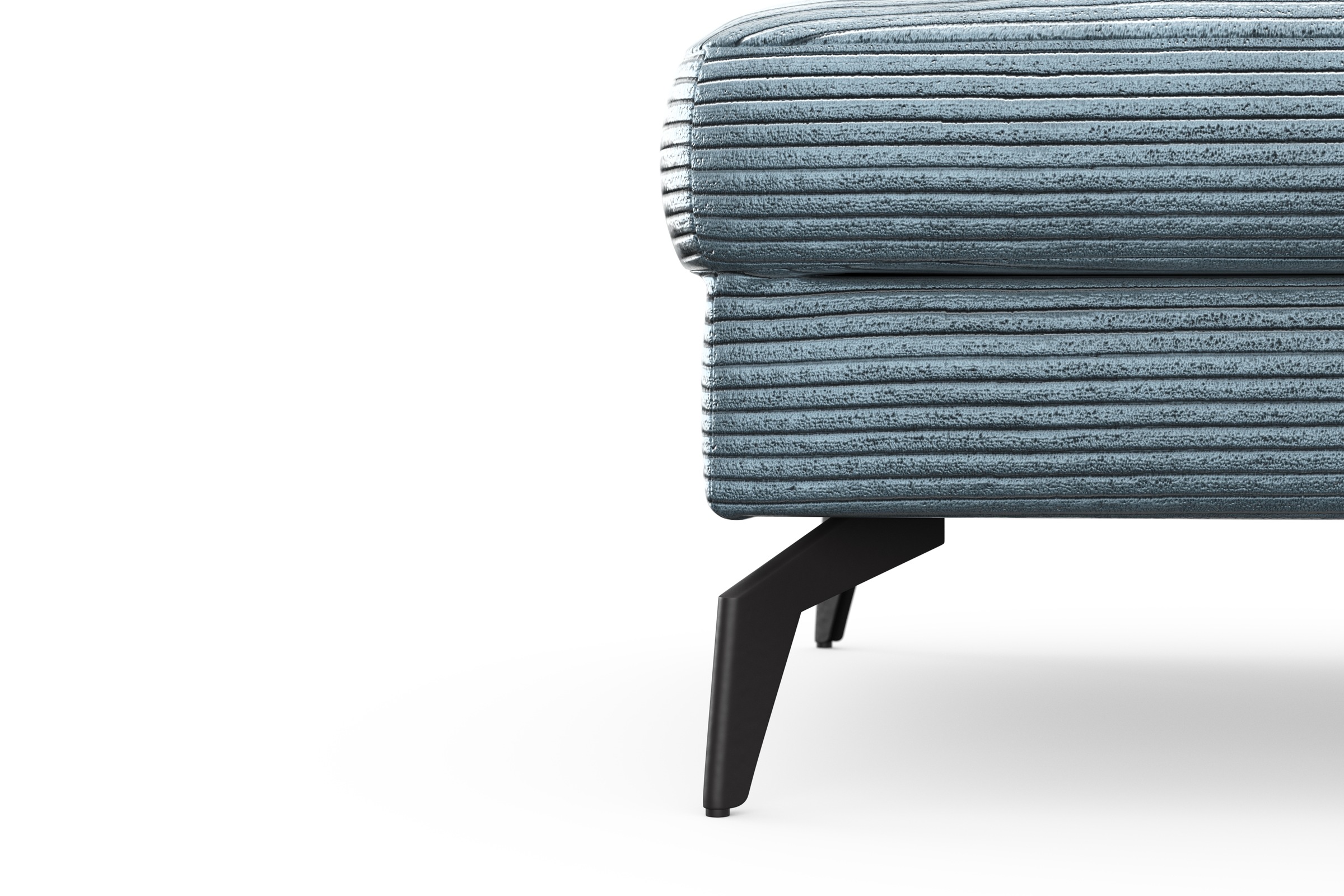 sit&more Polsterhocker »Cabana«, mit stylischen Metallfüßen