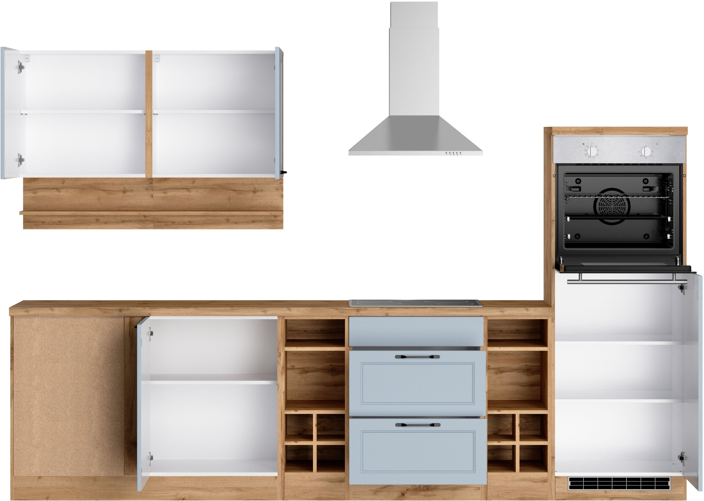 Thumbnail - KOCHSTATION Winkelküche "KS-Lana" Stellbreite 240/300 cm, wahlweise mit E-Geräten