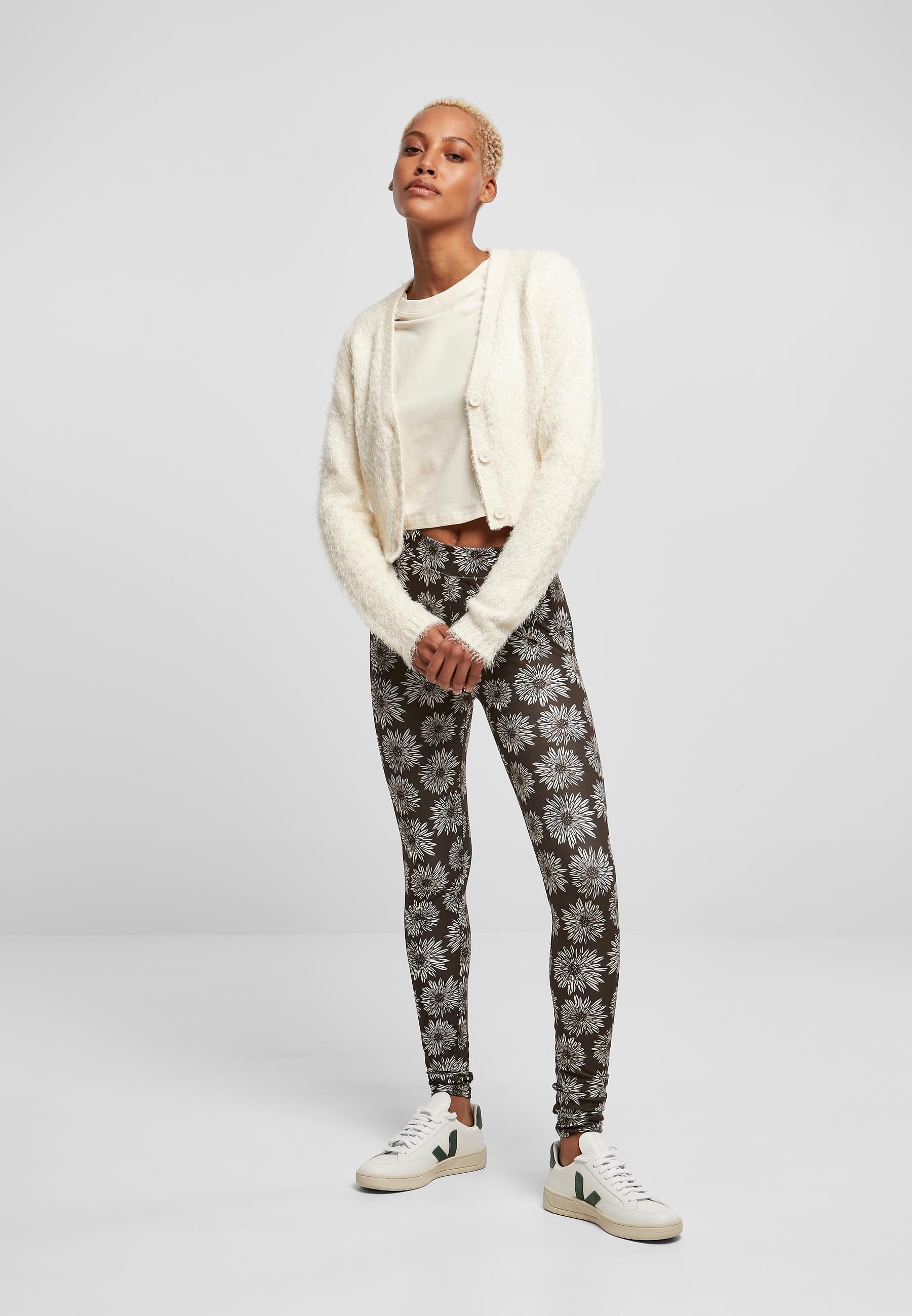 URBAN CLASSICS Strickjacke »Urban Classics Damen Ladies Cropped Feather Cardigan«