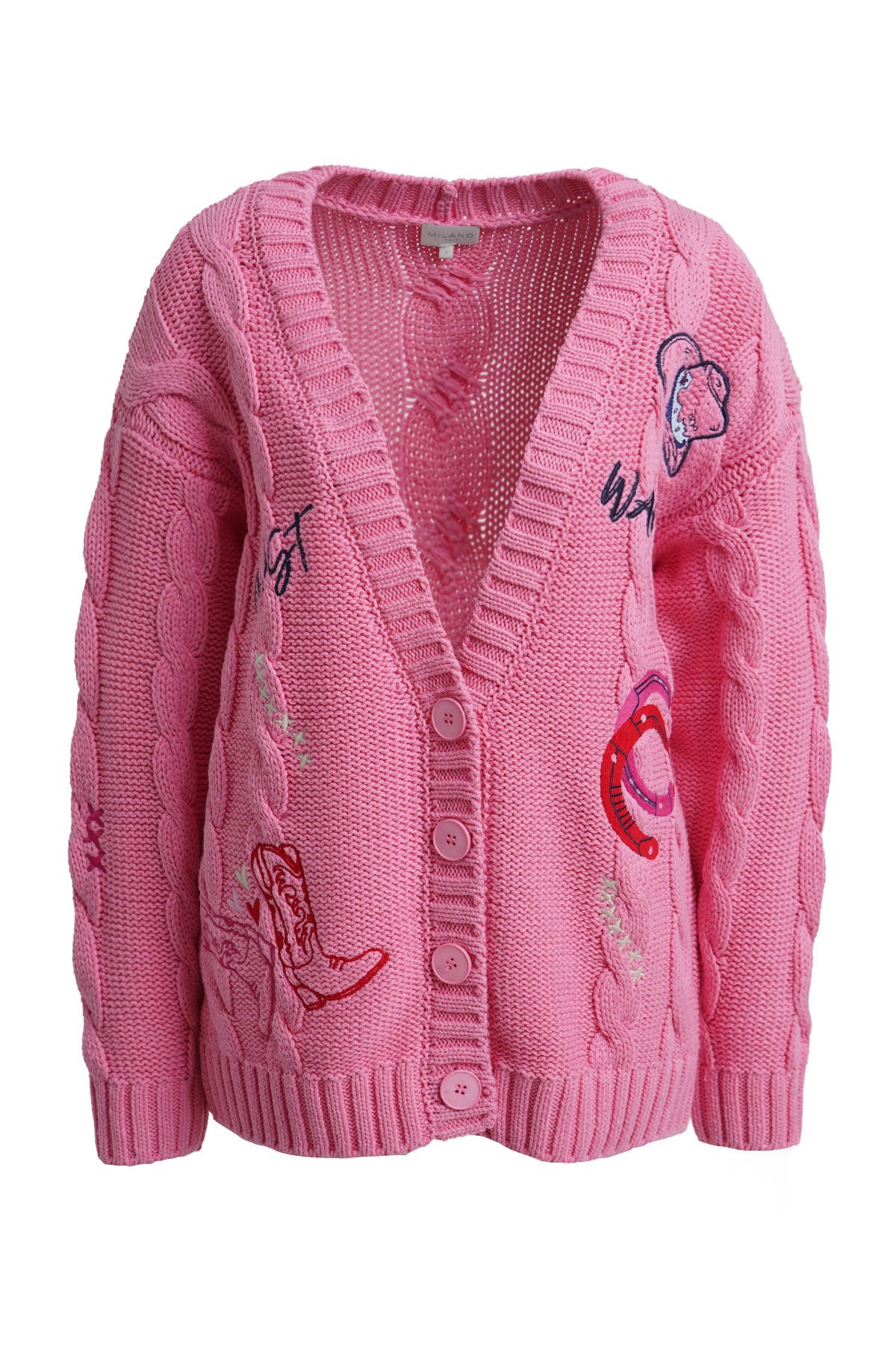 Milano Italy Cardigan in weicher Haptik