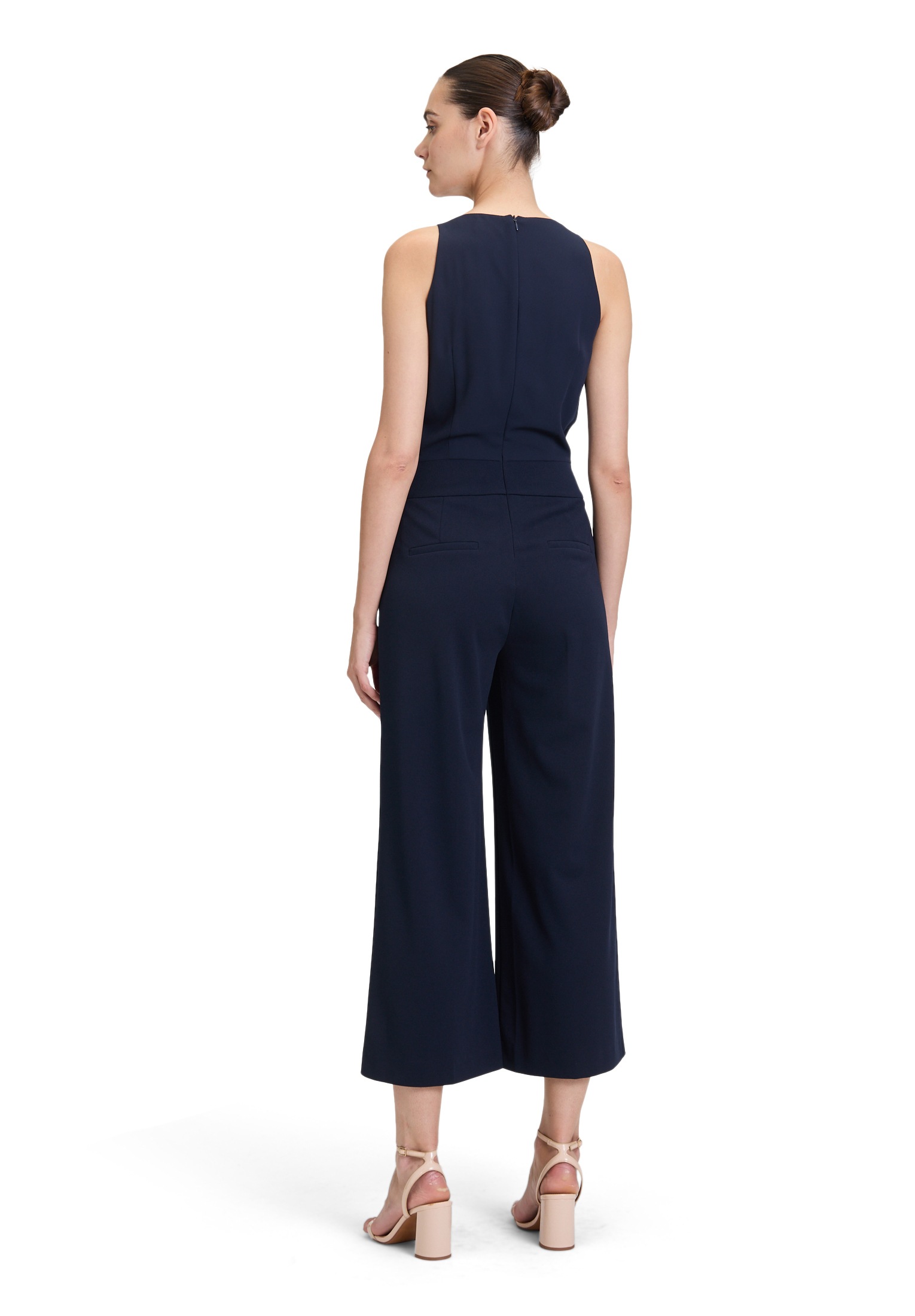 Vera Mont 7/8-Overall »Vera Mont Jumpsuit mit Bindegürtel«, (1 tlg.)