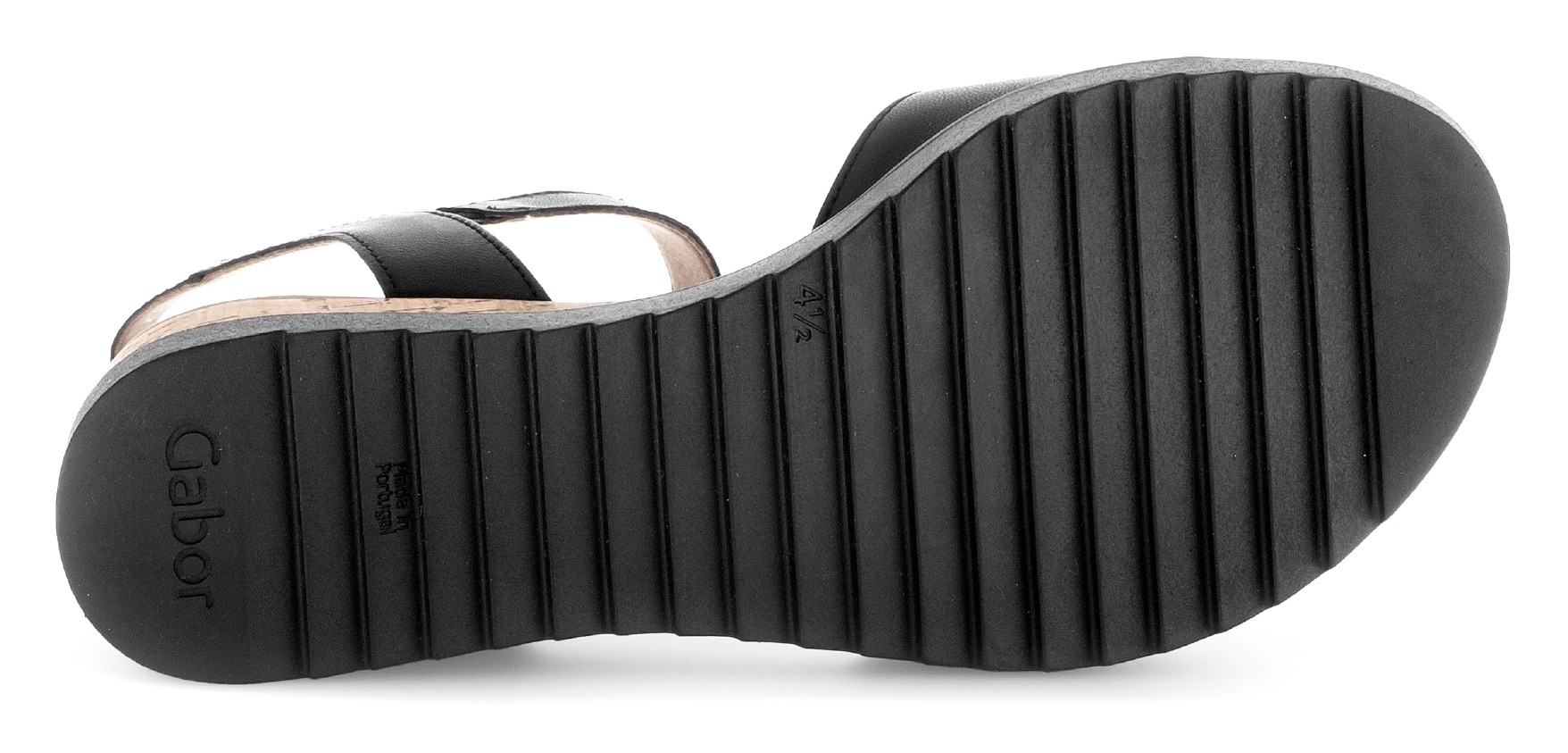 Gabor Keilsandalette »GENUA«, Riemchensandale, Komfortschuh, Sommerschuh, Schmuckelement, Weite G