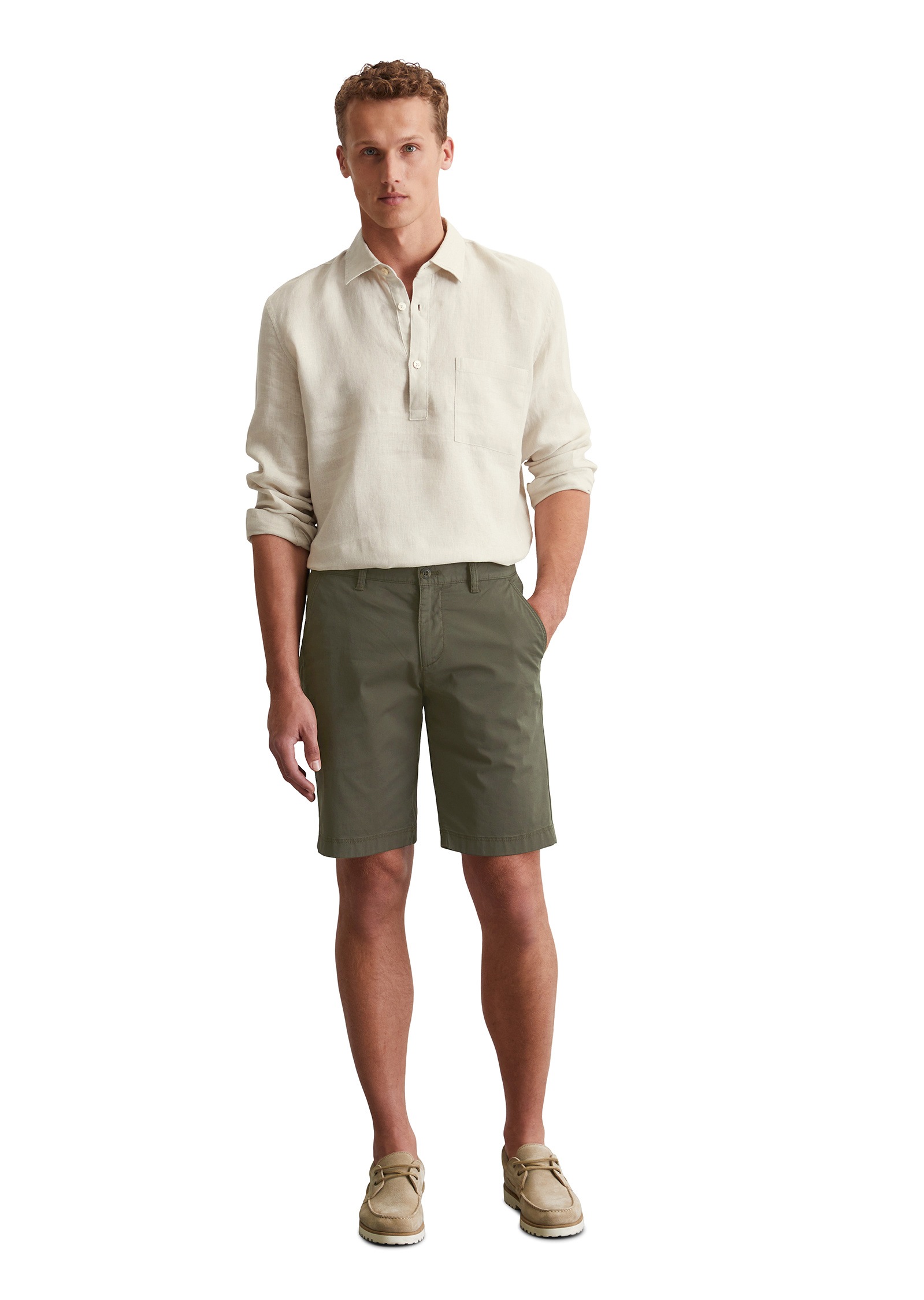 Marc O'Polo Shorts »aus leichtem Bio-Baumwoll-Twill«