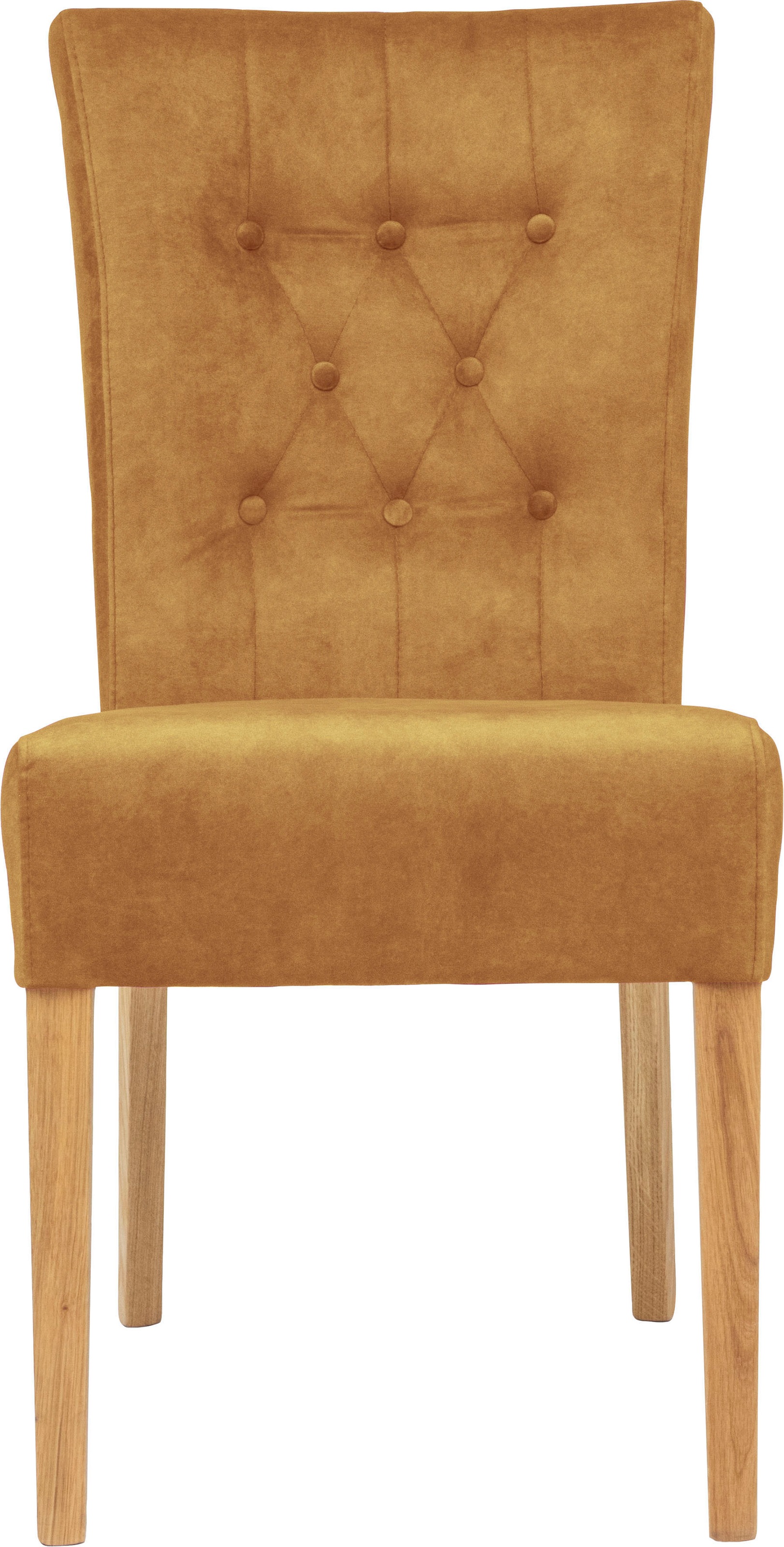 Home affaire Polsterstuhl »Queen«, (Set), 2 St., Samtvelours, Esszimmerstuhl mit Knopfheftung, 2er, 4er oder 6er-Set