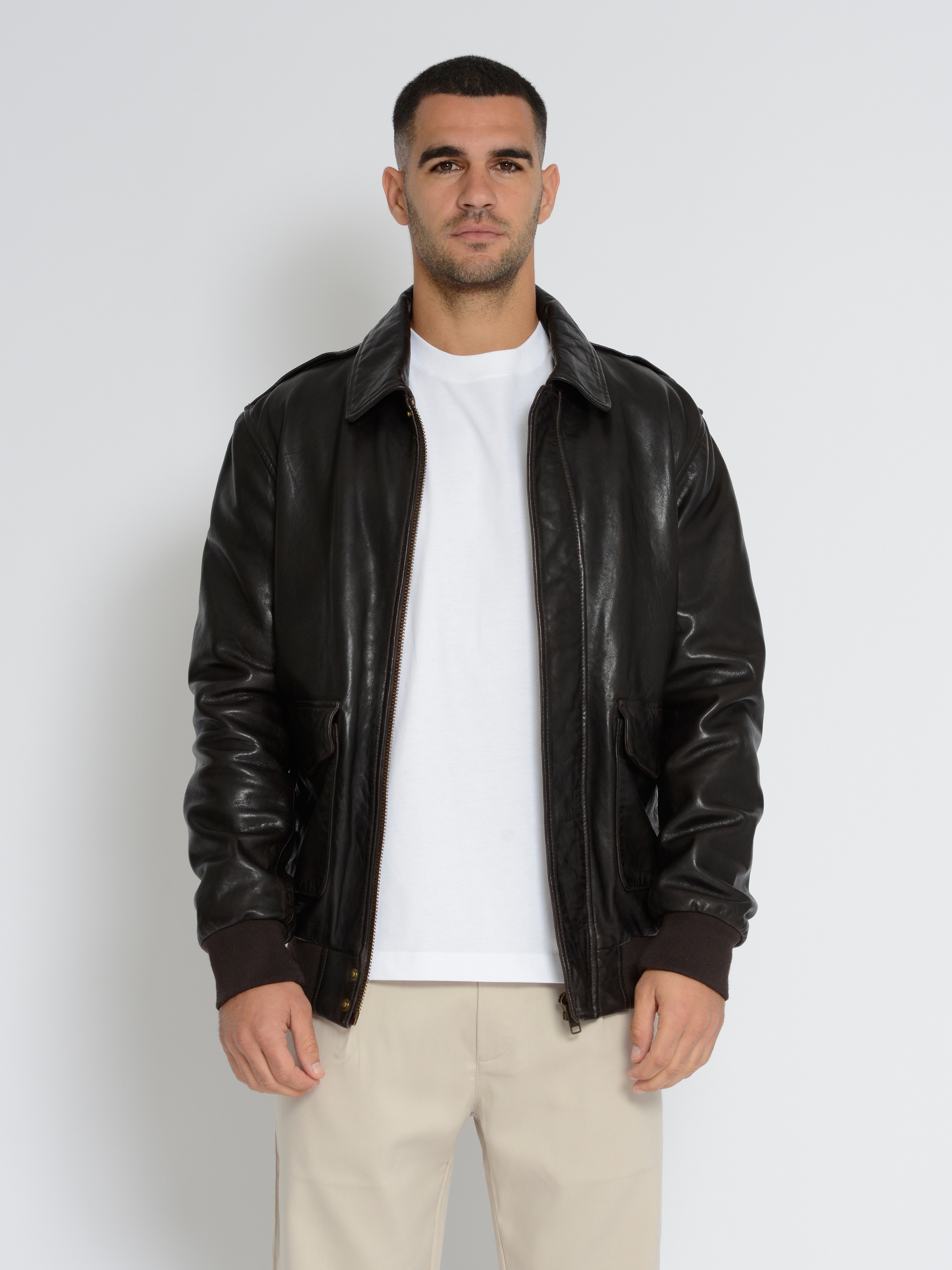 TOP GUN Lederjacke »TG2023003«