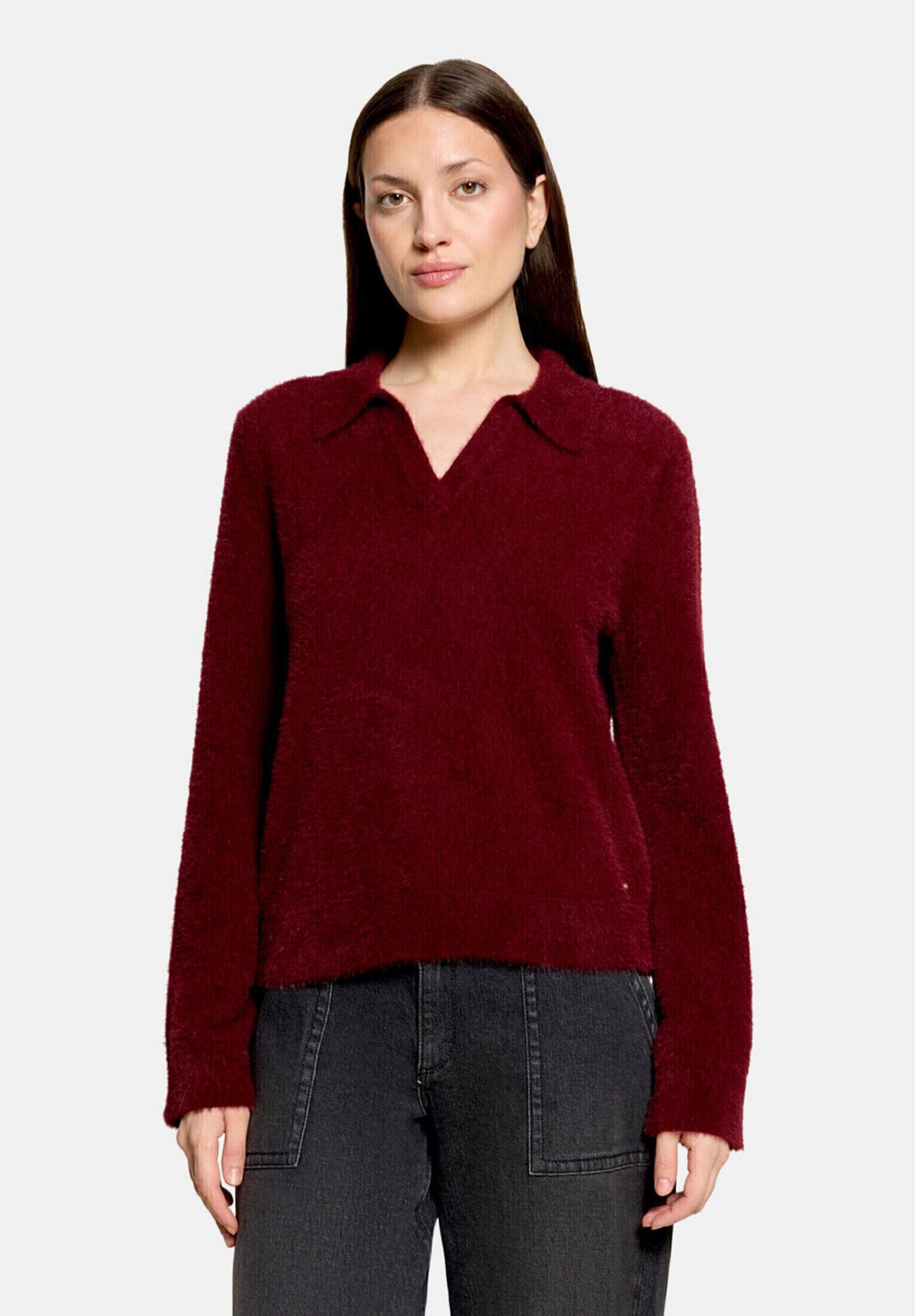 Betty&Co Strickpullover »Damen mit Kragen« 1