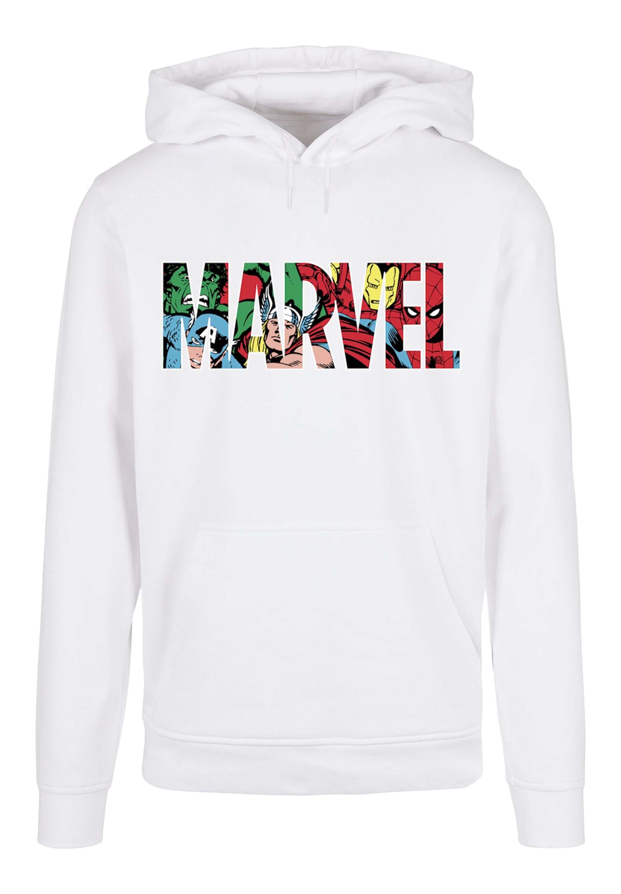 F4NT4STIC Kapuzenpullover »Marvel Avengers Logo Character infill«, Print