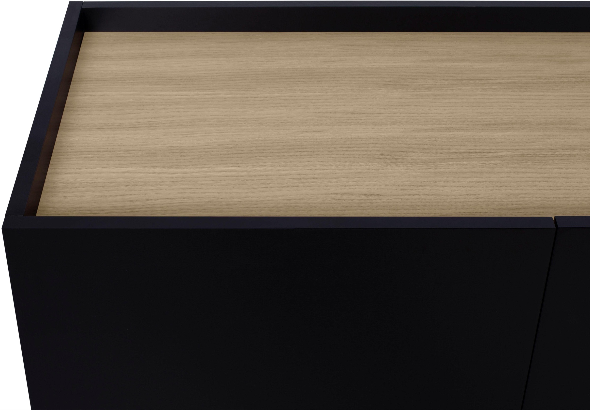 TemaHome Sideboard »Nina«, Kommode, schwarz lackiertes Metallgestell; Breite 180 cm