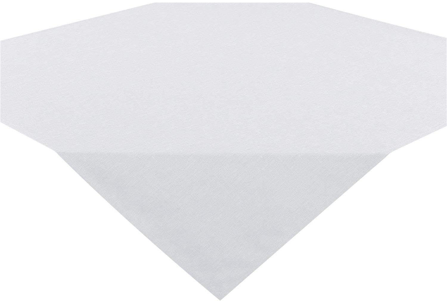 Mitteldecke, B:85cm L:85cm, weiß, DELINDO LIFESTYLE, Polyester, Tischdecken, "WIEN", Fleckabweisend, pflegeleicht, 180 g/m²