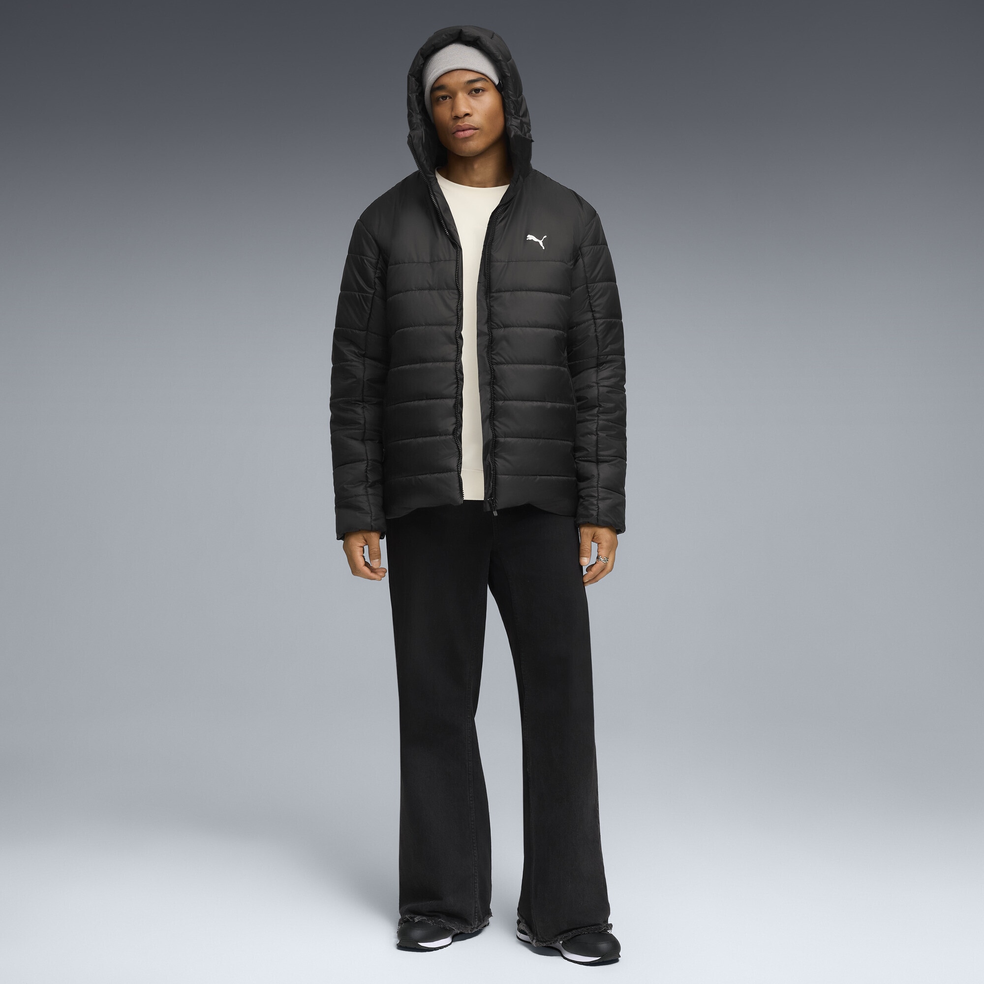 PUMA Winterjacke »Essentials Wattierte Kapuzenjacke Herren«