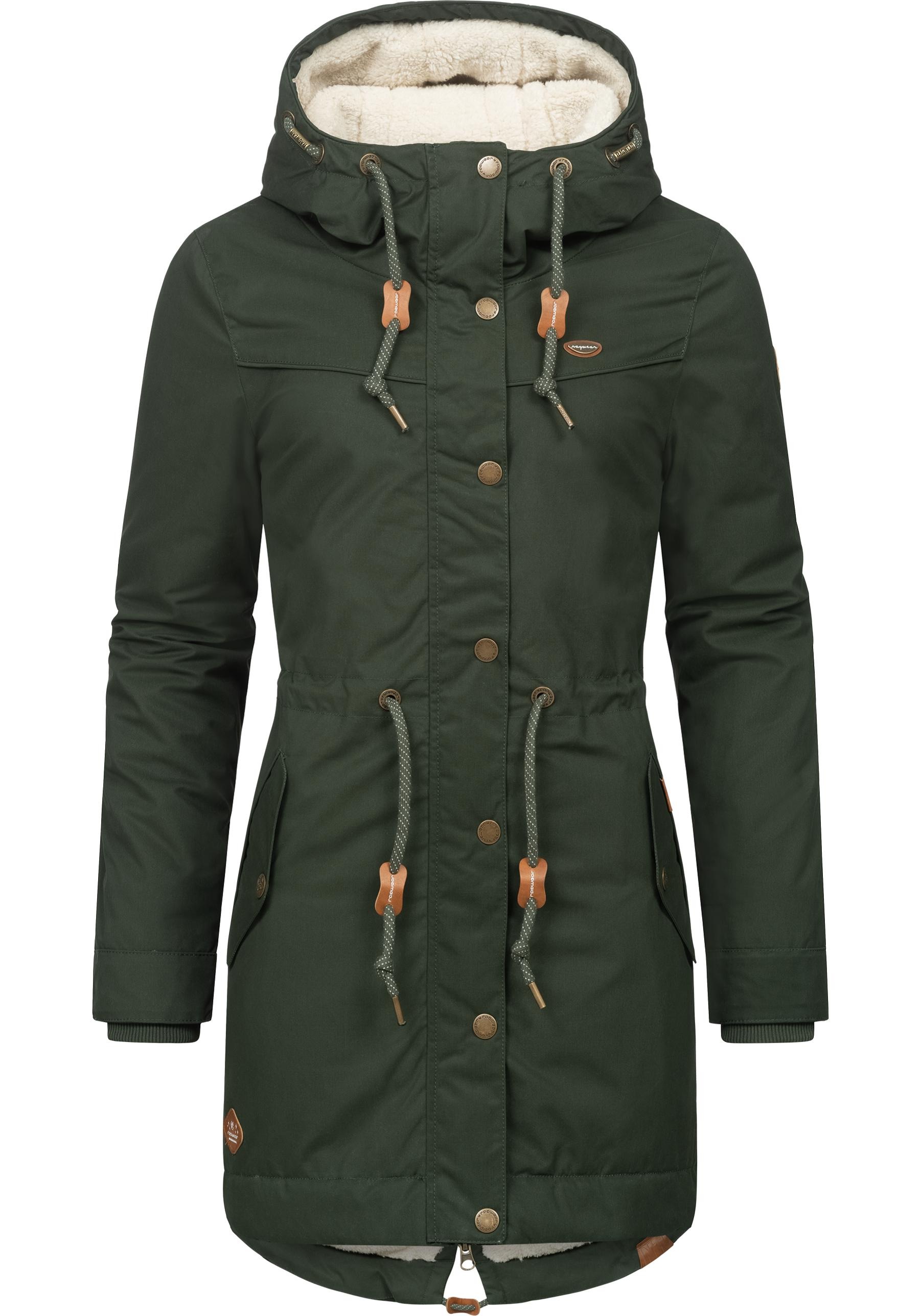 Ragwear Winterjacke »YM-Canny«, mit Kapuze, stylischer Damen Kurzmantel Parka mit Kapuze