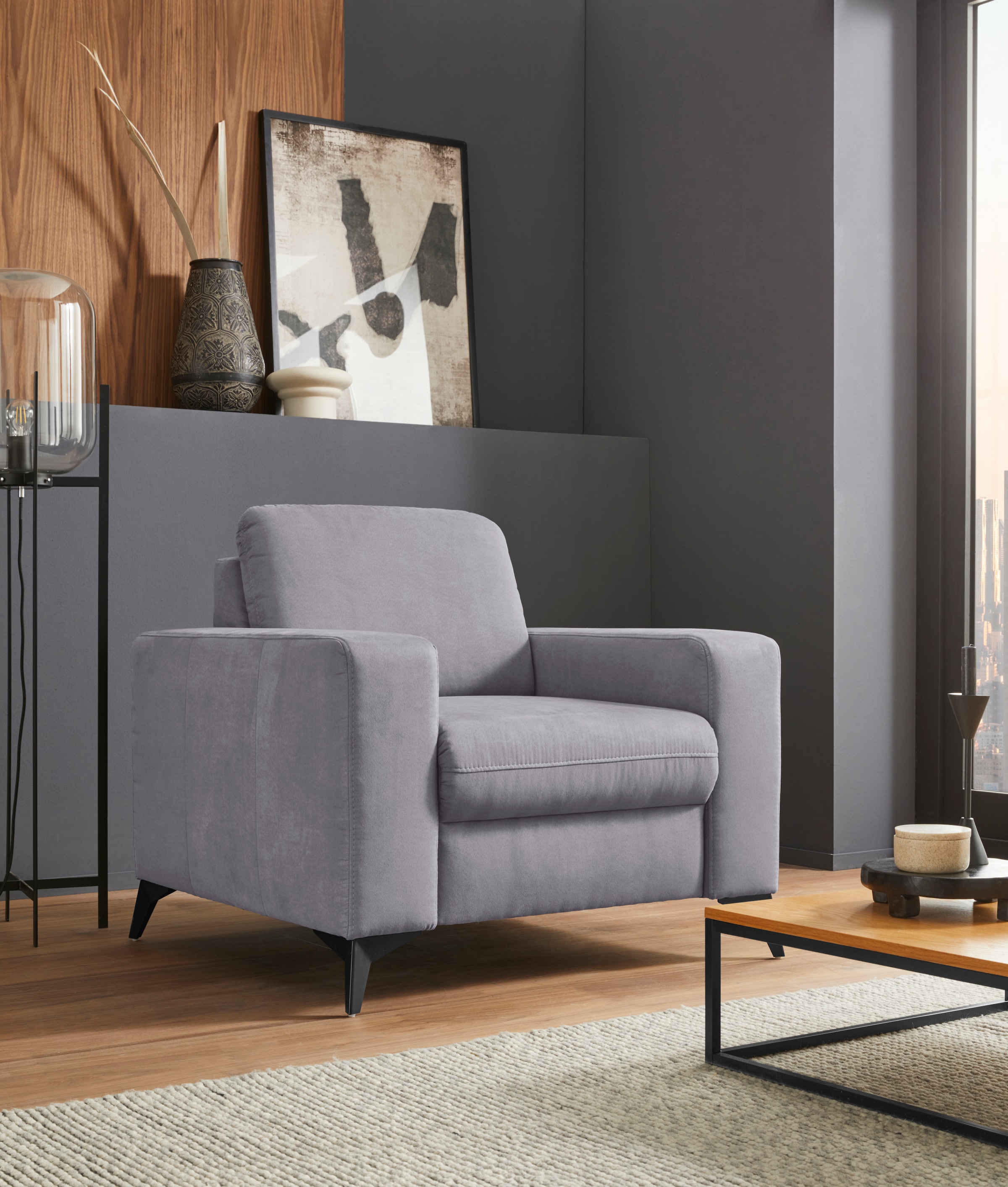 Home affaire Sessel "Lolland" passend zur Serie "Lolland", wahlweise mit fe günstig online kaufen