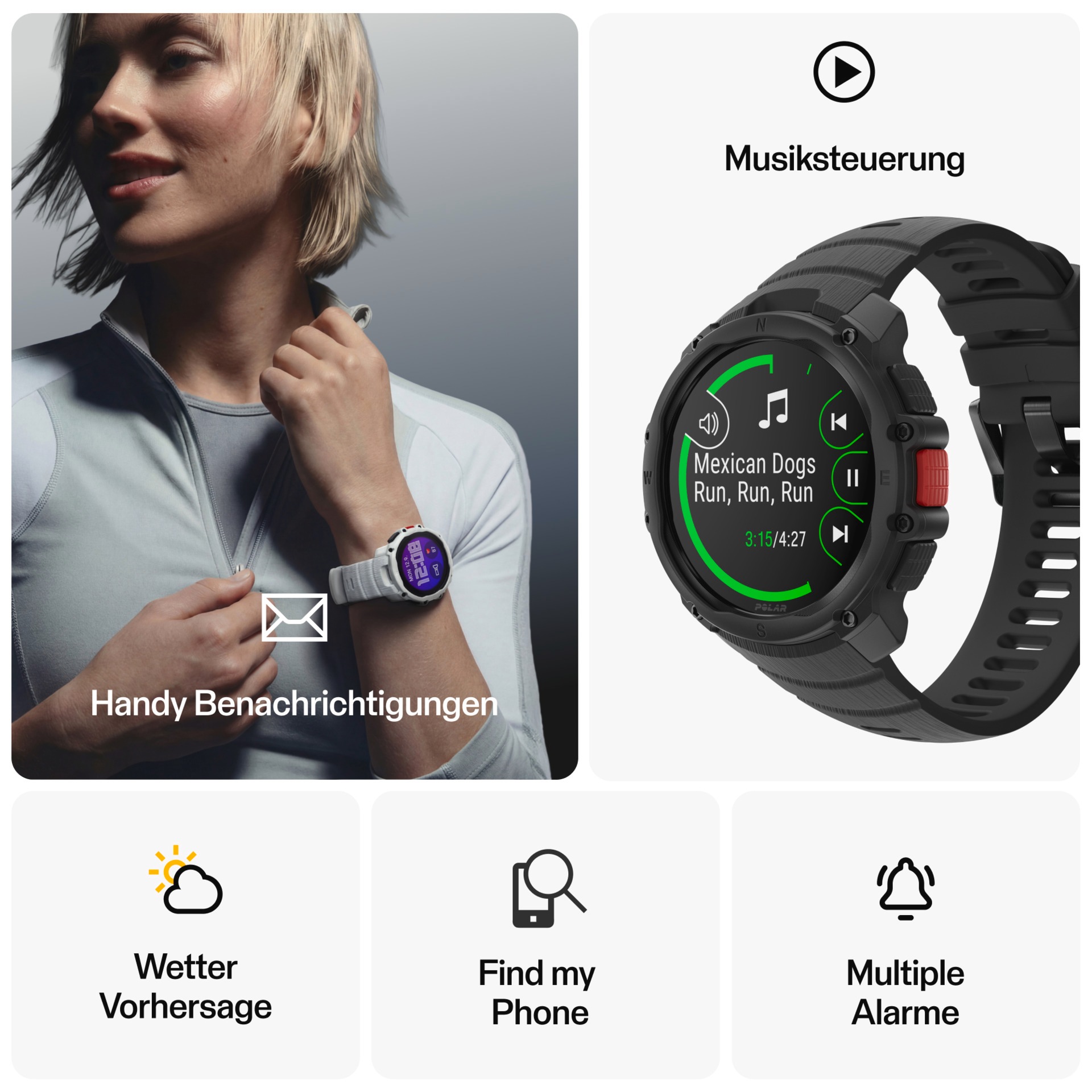 Polar Smartwatch »Street X«(/ 1,28 ″)