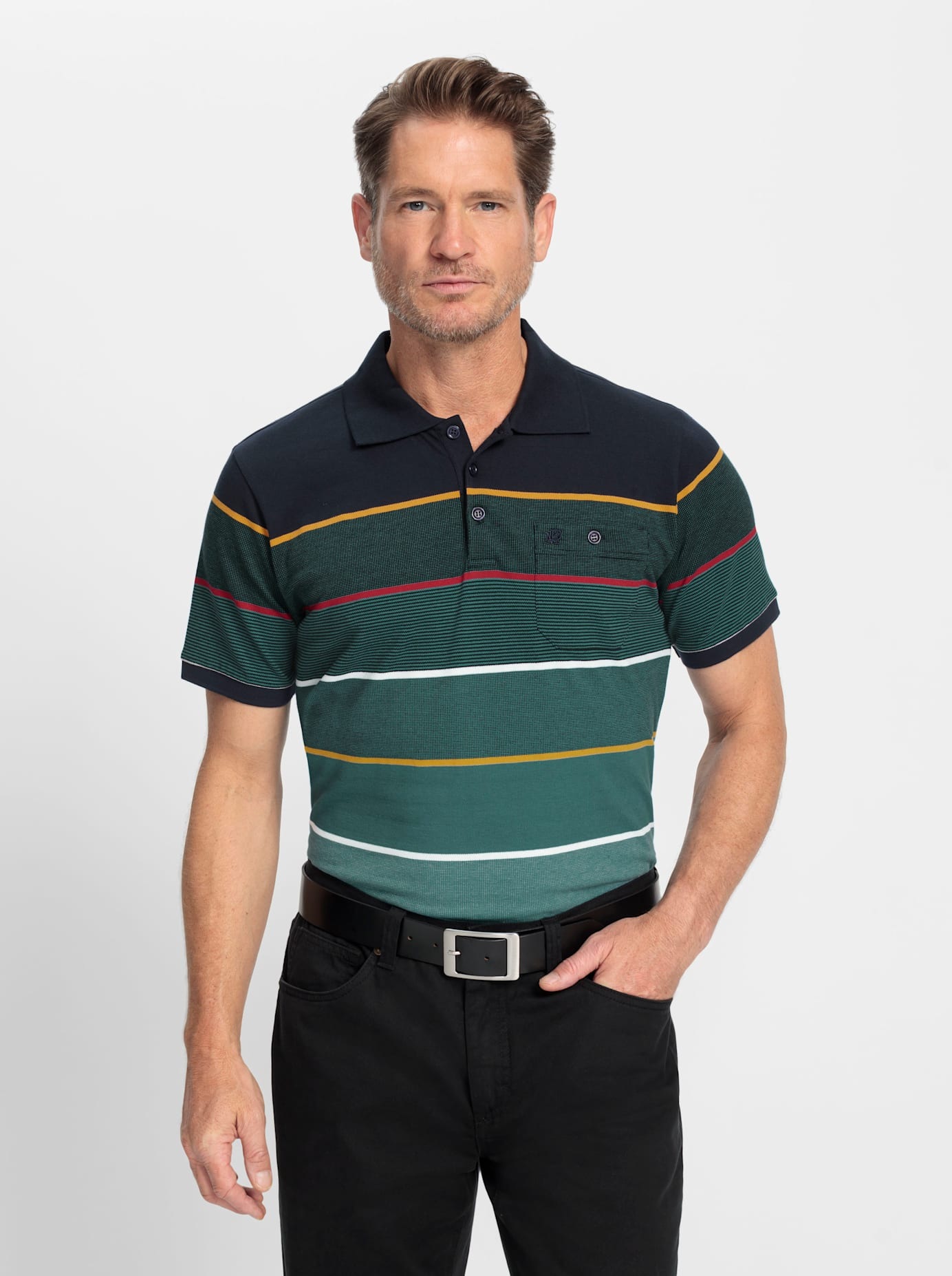 Marco Donati Poloshirt »Kurzarm-Shirt«, (1 tlg.)