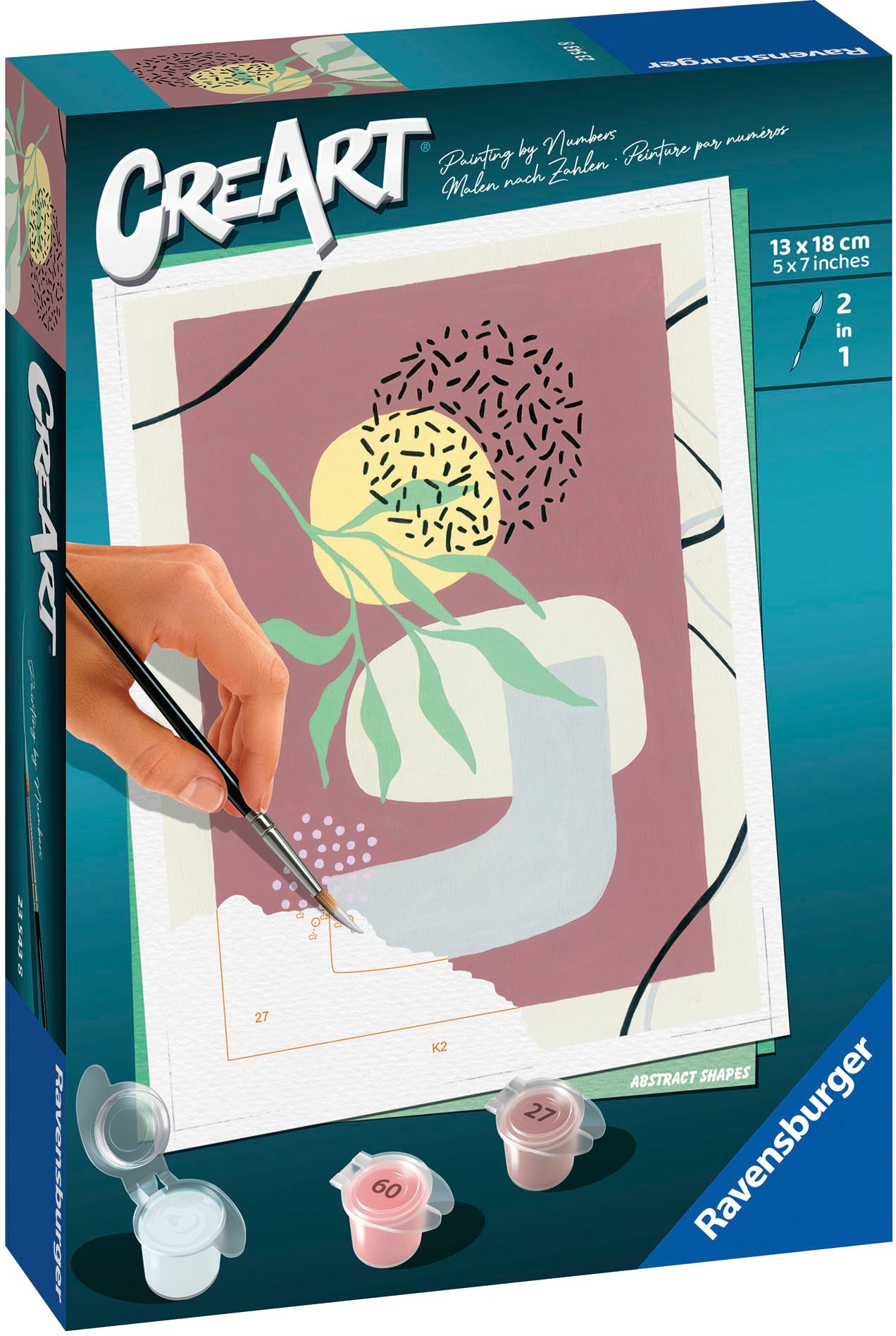 Ravensburger Malen nach Zahlen »CreArt, Abstract Shapes«, Made in Europe