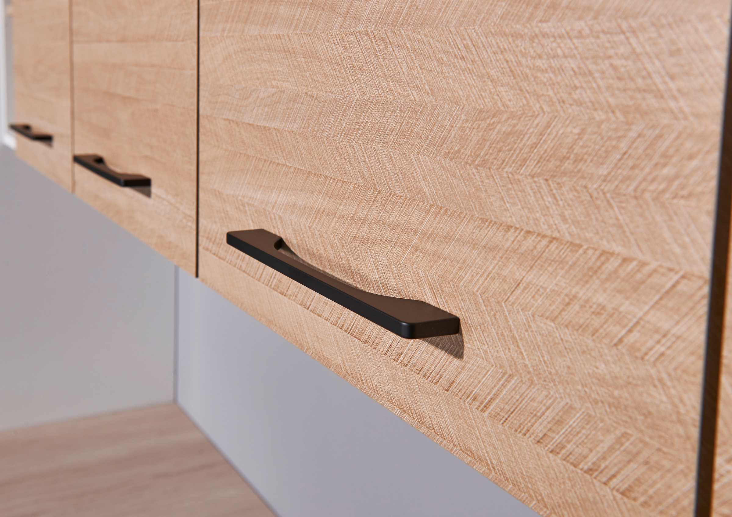 BASIC by Balculina Küchenzeile »Girona B/H/T 325x211x200 cm« Breite 325cm, wahlweise mit E-Geräte, Softclose