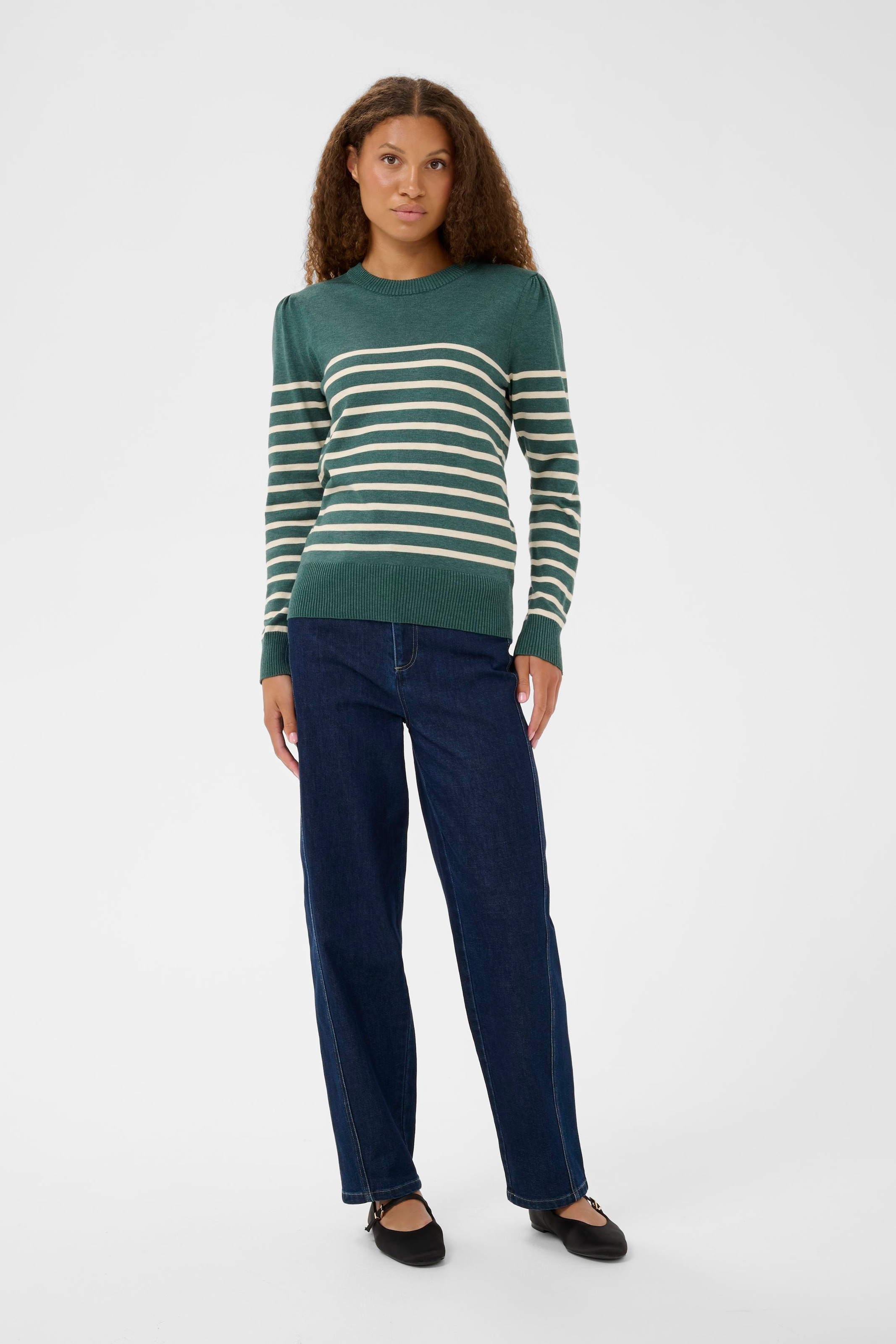 Saint Tropez Strickpullover »MilaSZ LS Striped«