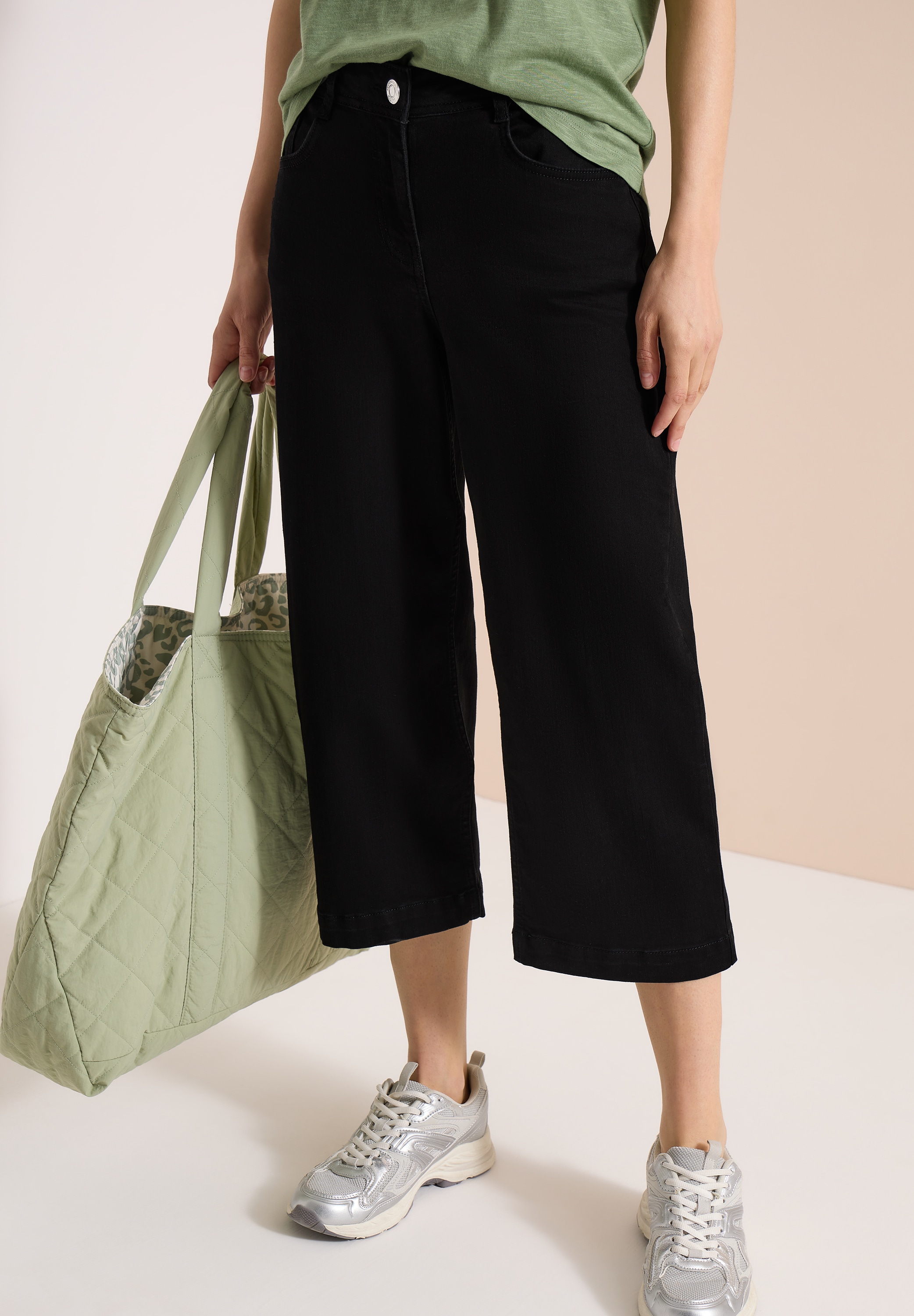 Cecil Loose-fit-Jeans in 3/4-Länge