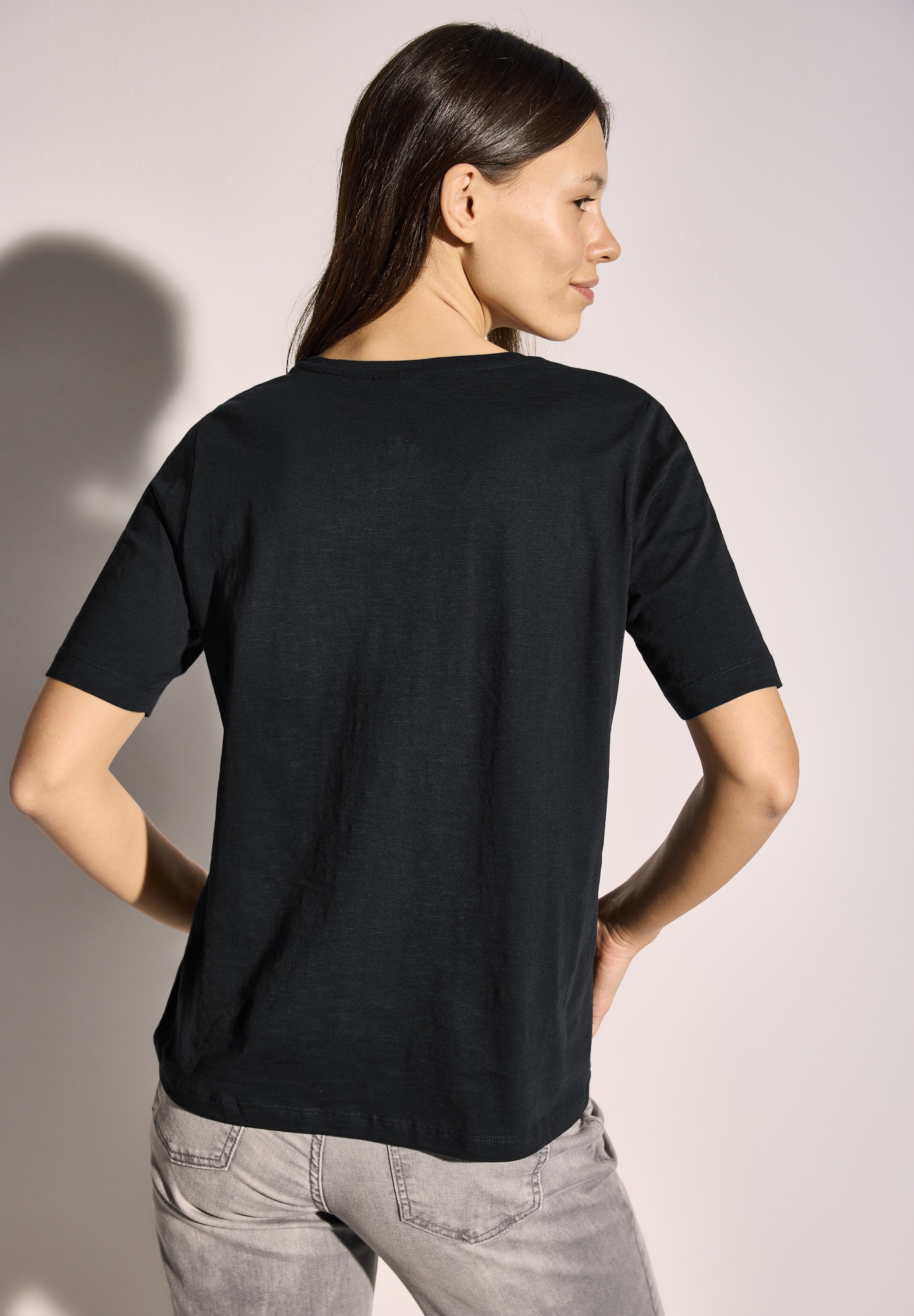 Cecil V-Shirt, mit V-Ausschnitt