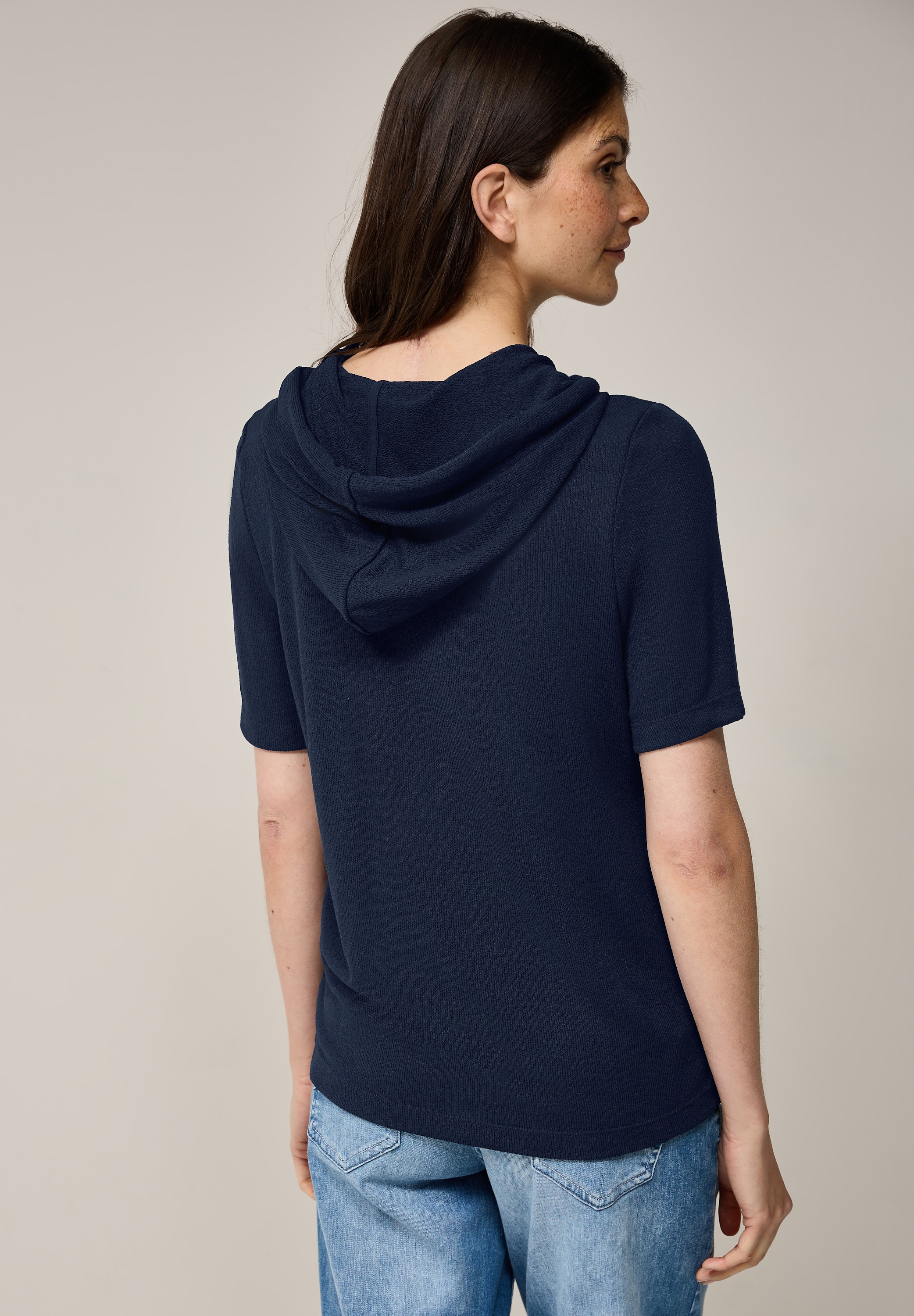 Cecil Kapuzenshirt, in Unifarbe